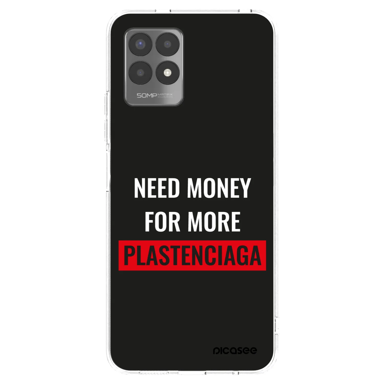 Picasee husă transparentă din silicon pentru Realme 8i - More PLASTENCIAGA