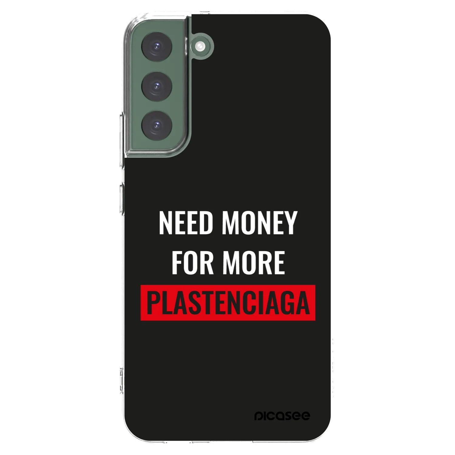 Picasee husă transparentă din silicon pentru Samsung Galaxy S22+ 5G - More PLASTENCIAGA