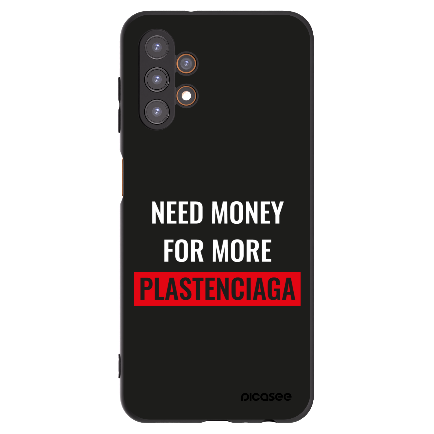 Picasee husă neagră din silicon pentru Samsung Galaxy A13 4G A135 - More PLASTENCIAGA