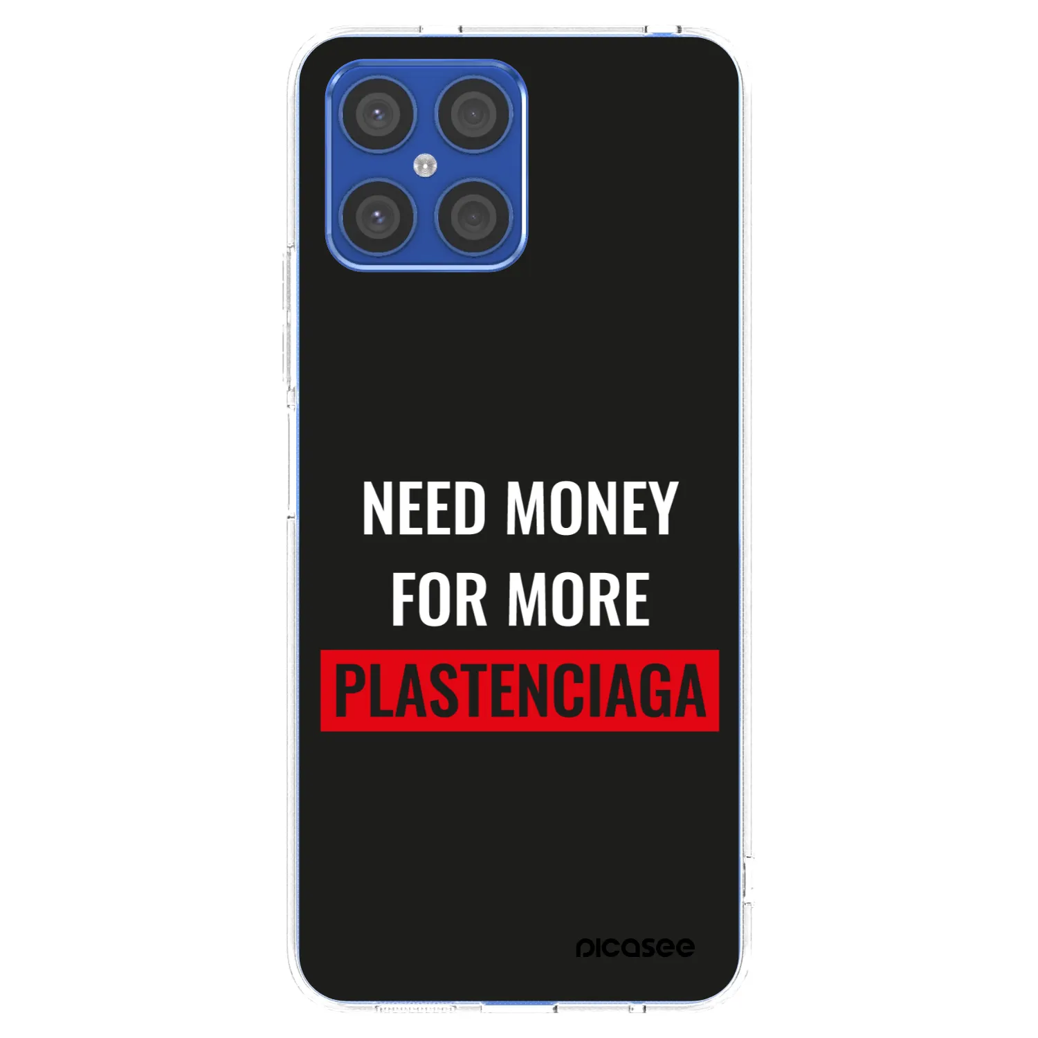 Picasee husă transparentă din silicon pentru Honor X8 4G - More PLASTENCIAGA