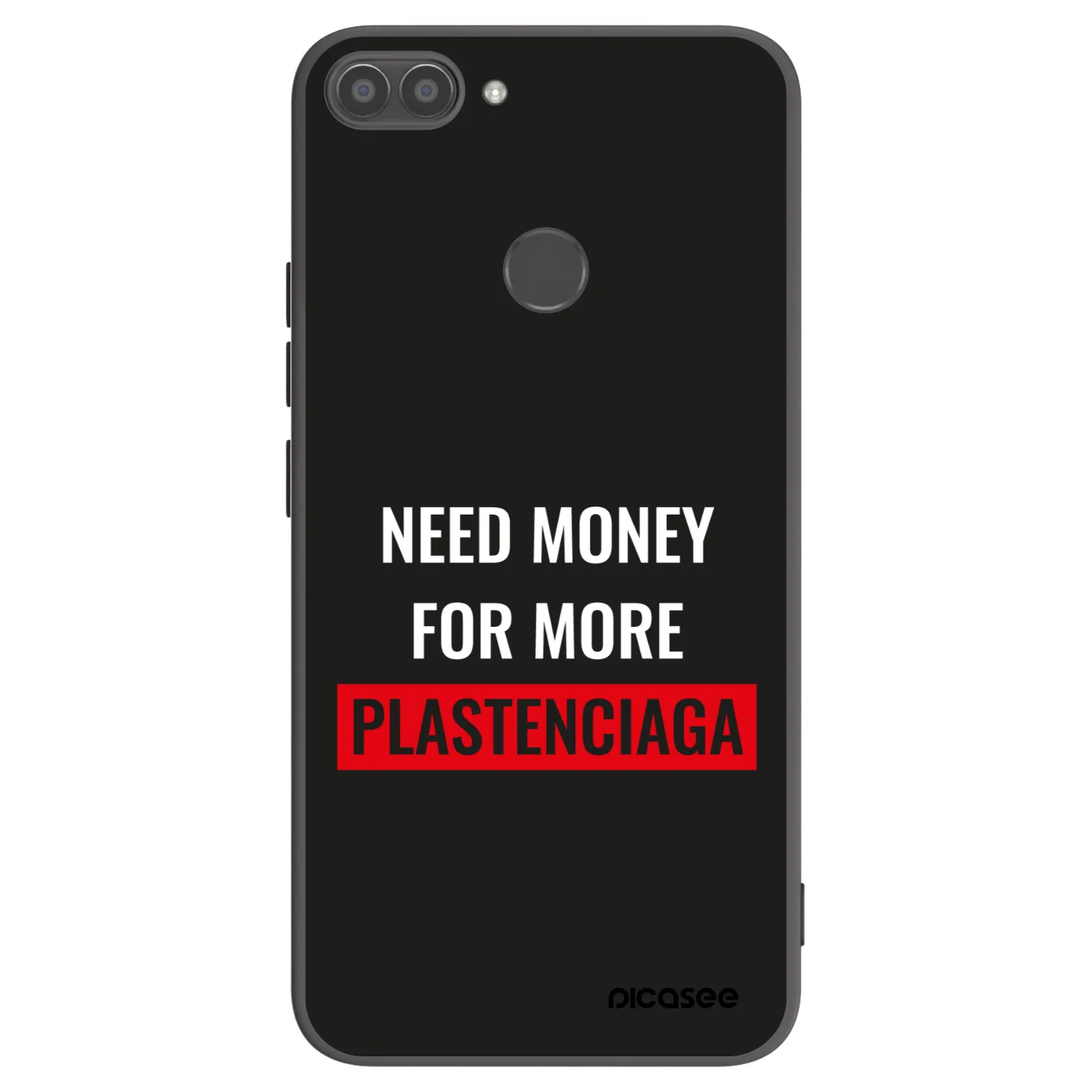 Picasee husă neagră din silicon pentru Huawei P Smart - More PLASTENCIAGA