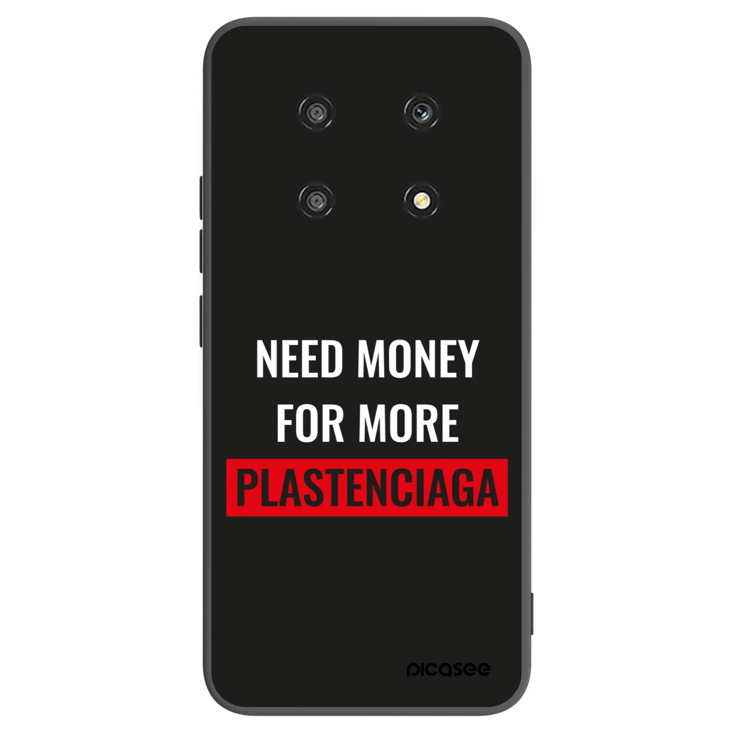 Picasee husă neagră din silicon pentru Honor Magic4 Lite 5G - More PLASTENCIAGA
