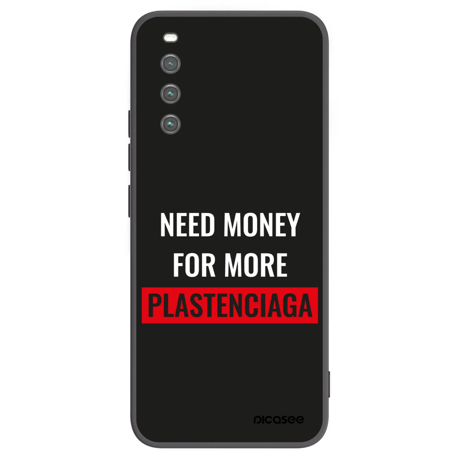 Picasee husă neagră din silicon pentru Sony Xperia 10 IV 5G - More PLASTENCIAGA