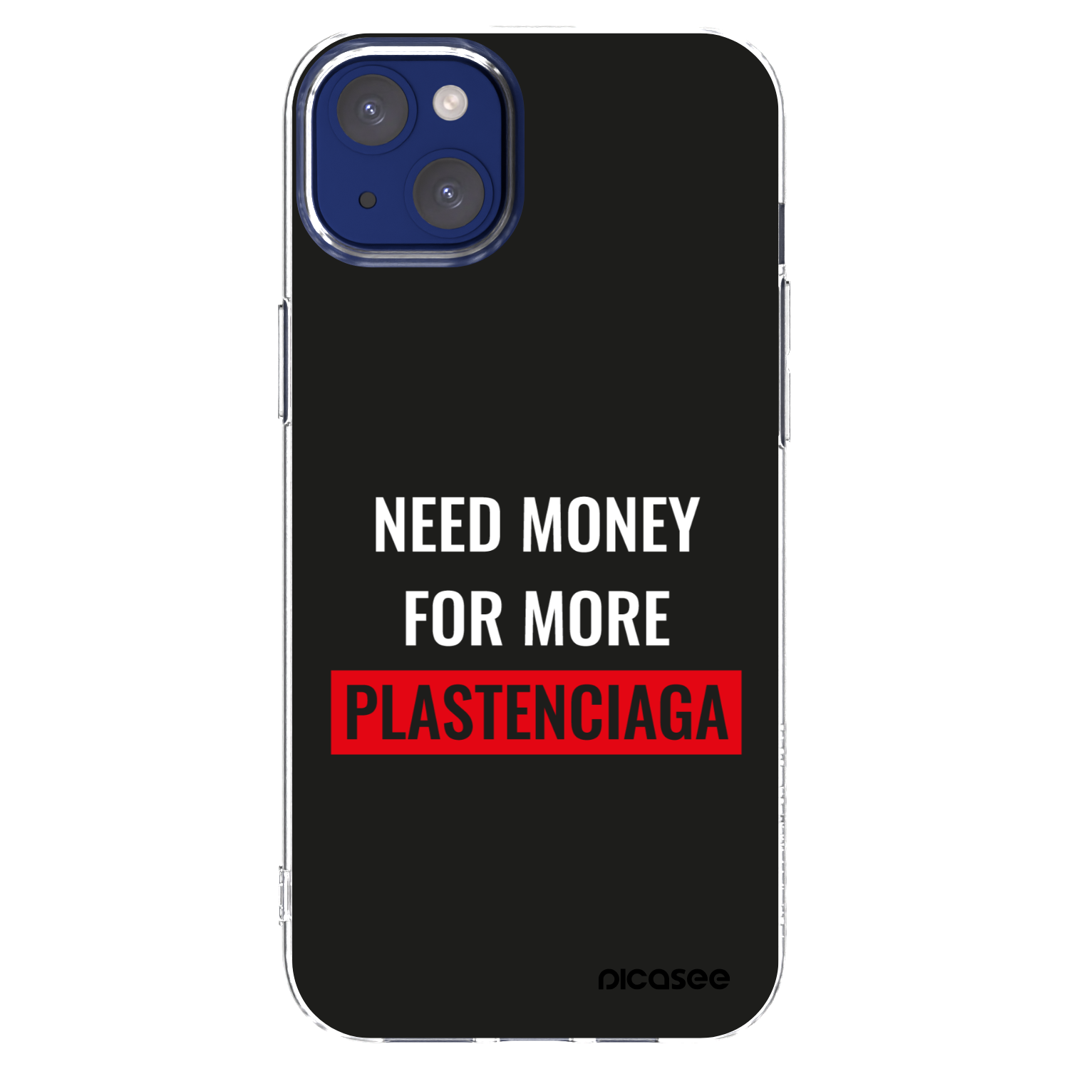 Picasee husă transparentă din silicon pentru Apple iPhone 14 Plus - More PLASTENCIAGA