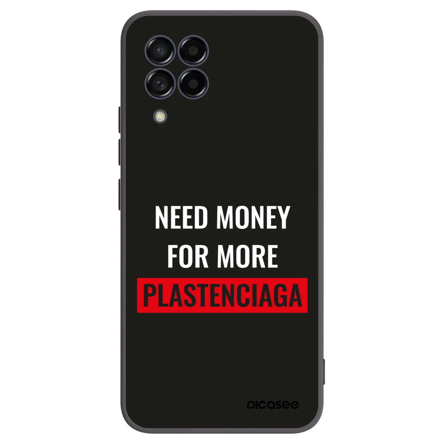 Picasee husă neagră din silicon pentru Samsung Galaxy M53 5G - More PLASTENCIAGA