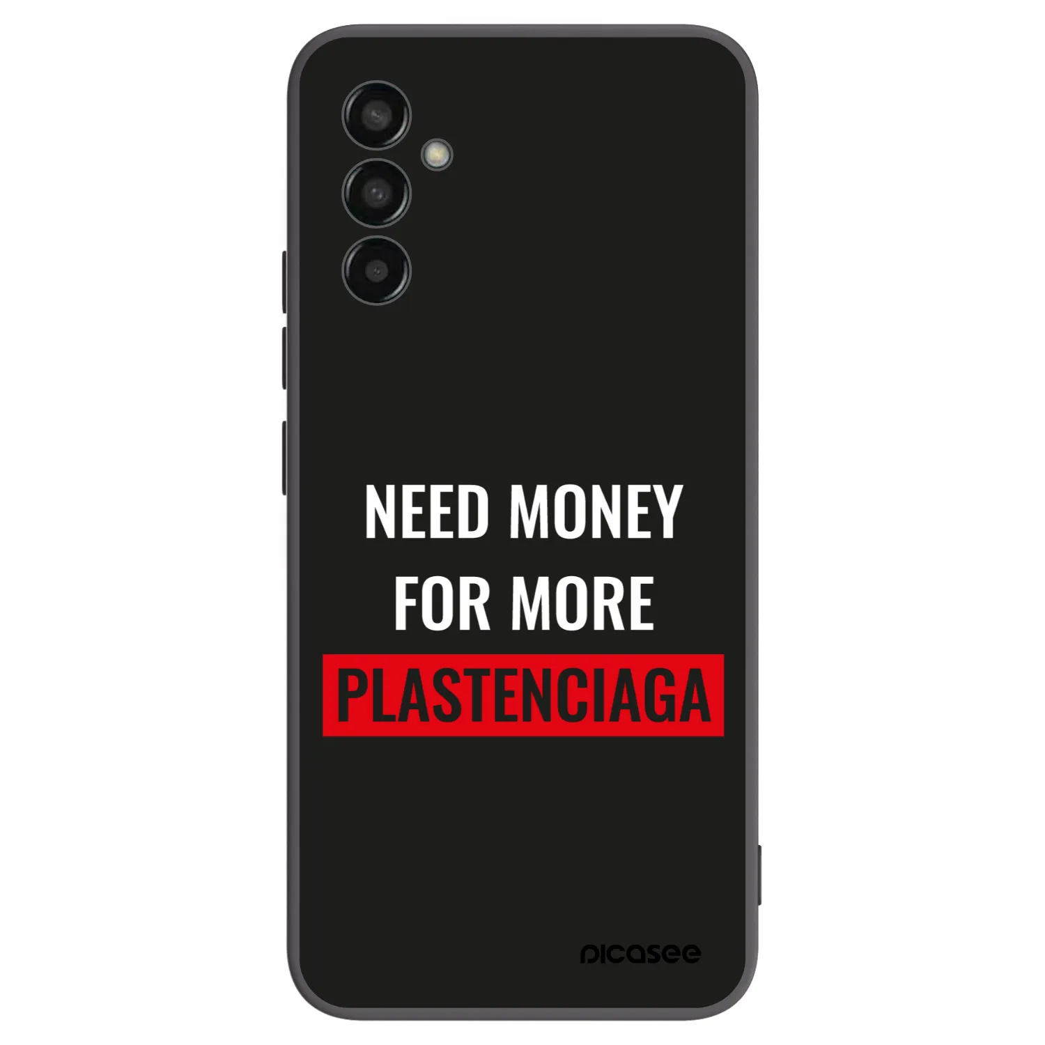 Picasee husă neagră din silicon pentru Samsung Galaxy M13 M135F - More PLASTENCIAGA