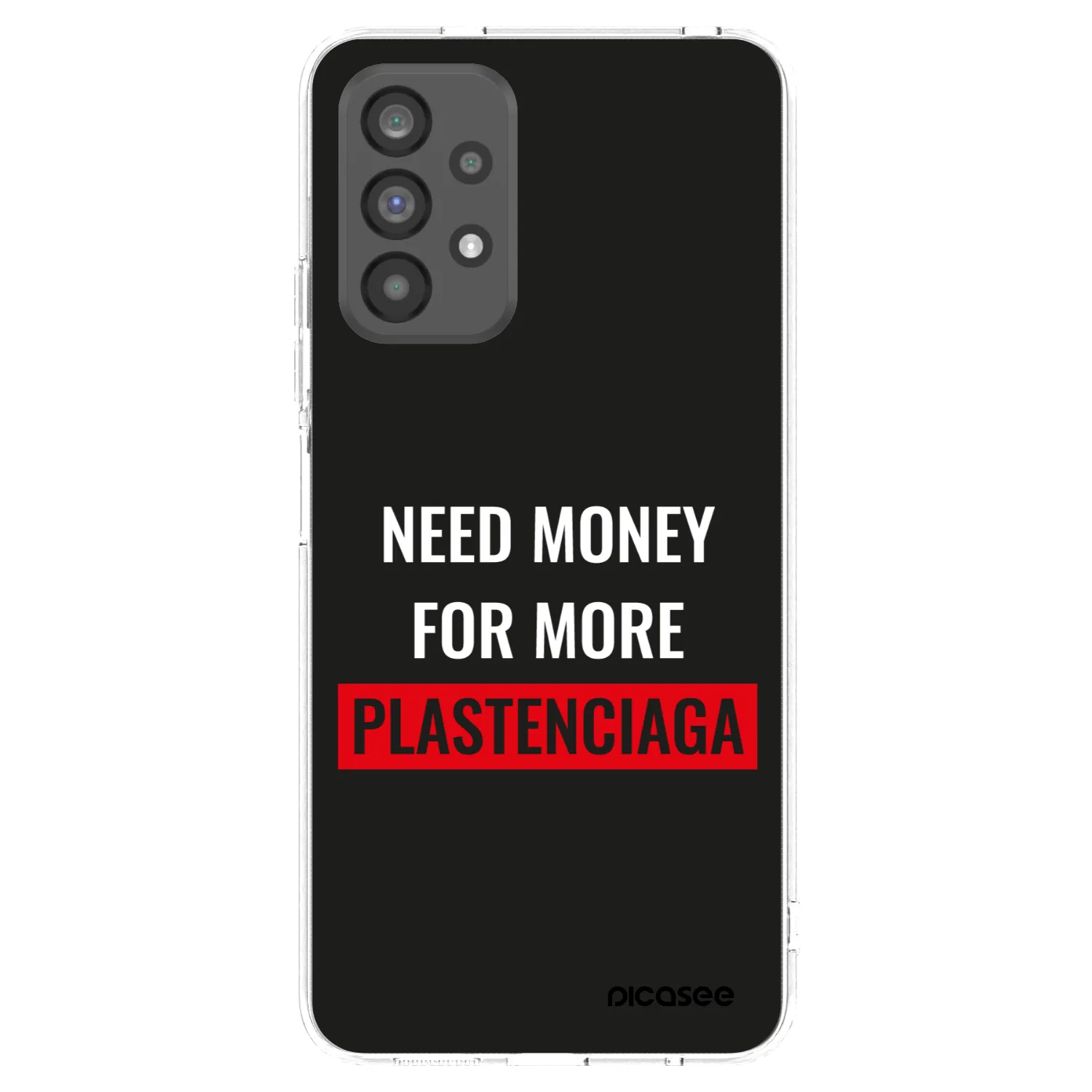 Picasee husă transparentă din silicon pentru Samsung Galaxy A73 5G - More PLASTENCIAGA