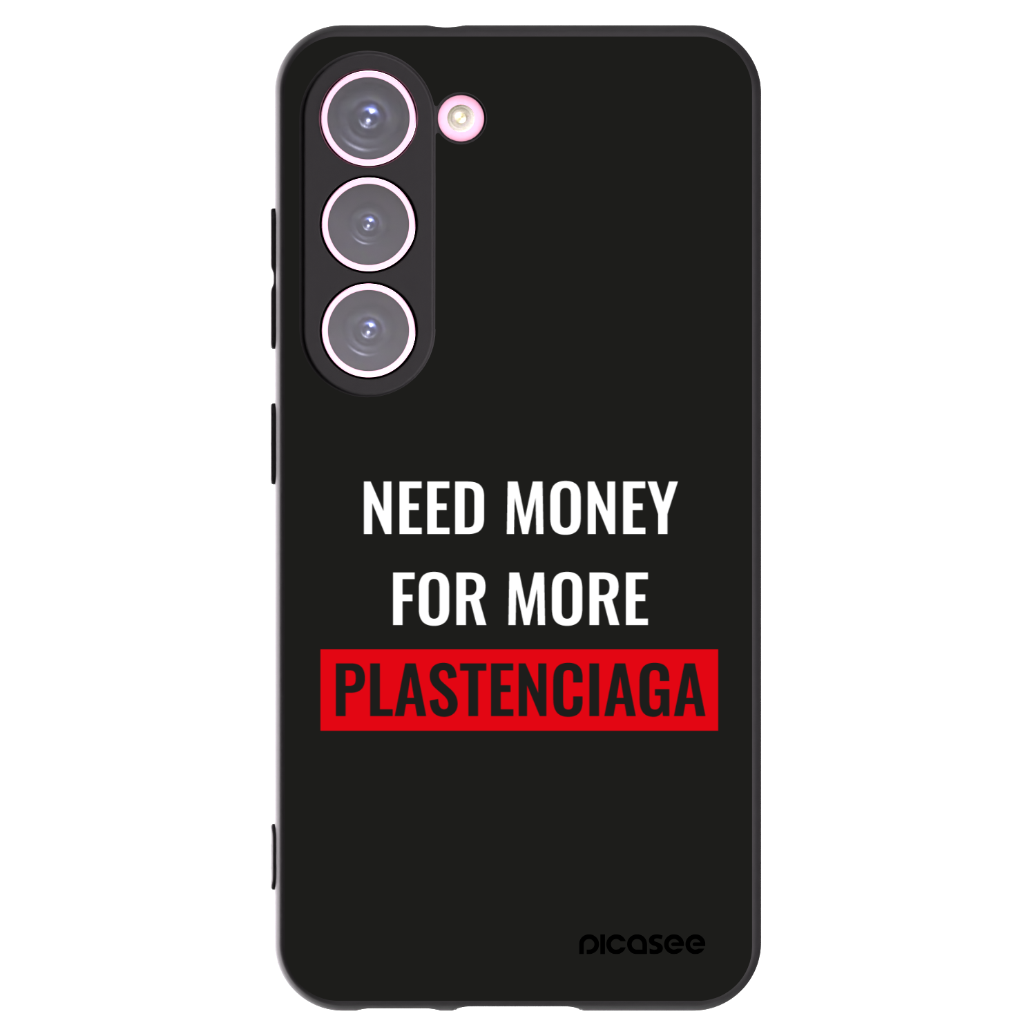 Picasee husă neagră din silicon pentru Samsung Galaxy S23 5G - More PLASTENCIAGA