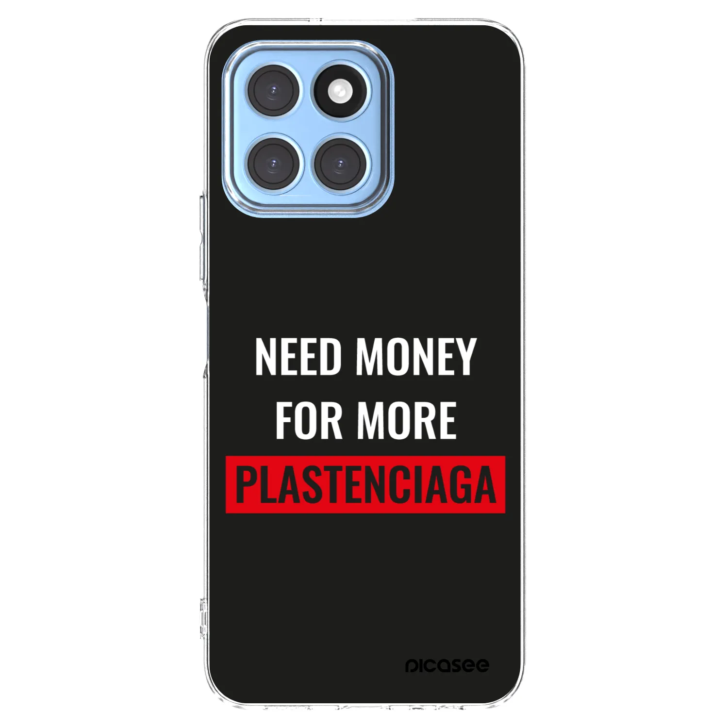 Picasee husă transparentă din silicon pentru Honor X8 5G - More PLASTENCIAGA