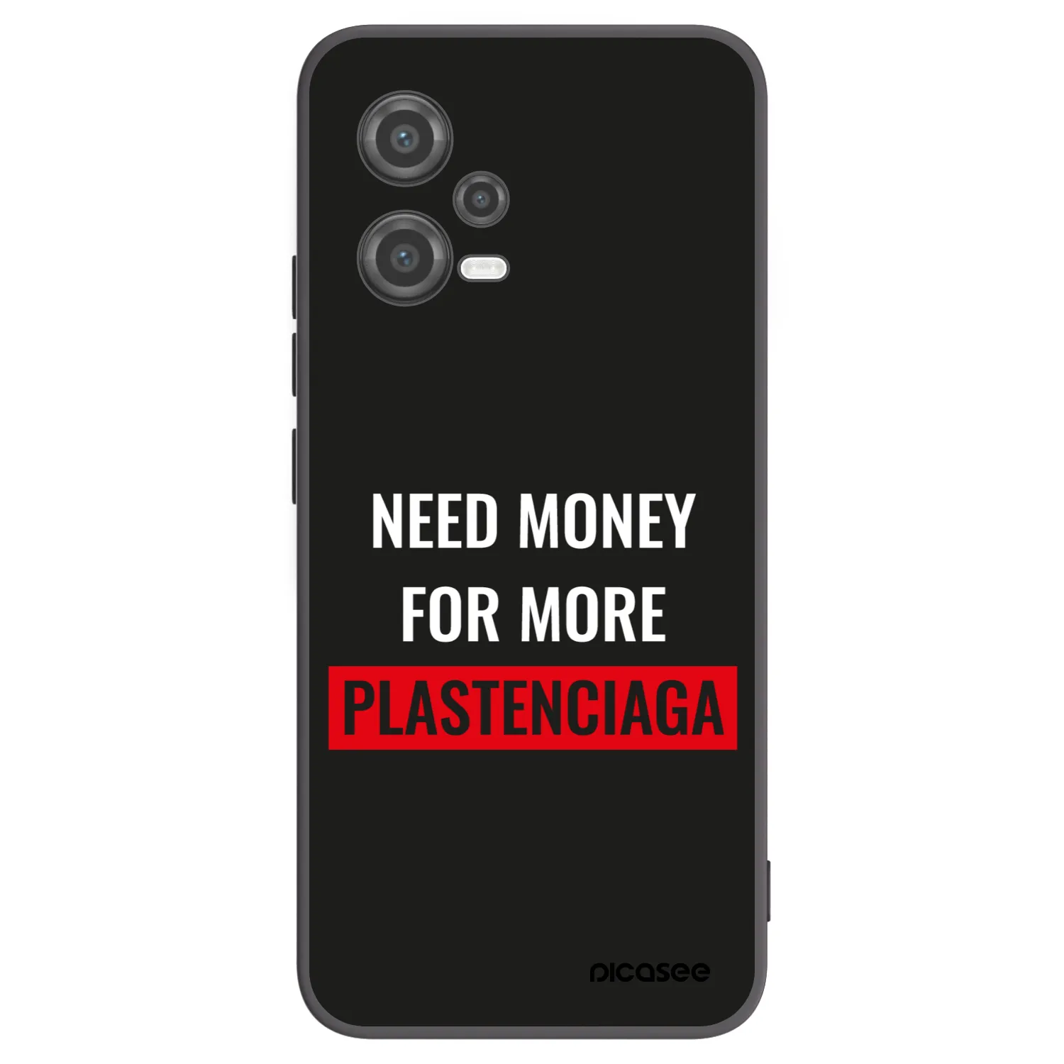 Picasee husă neagră din silicon pentru Xiaomi Poco X5 - More PLASTENCIAGA