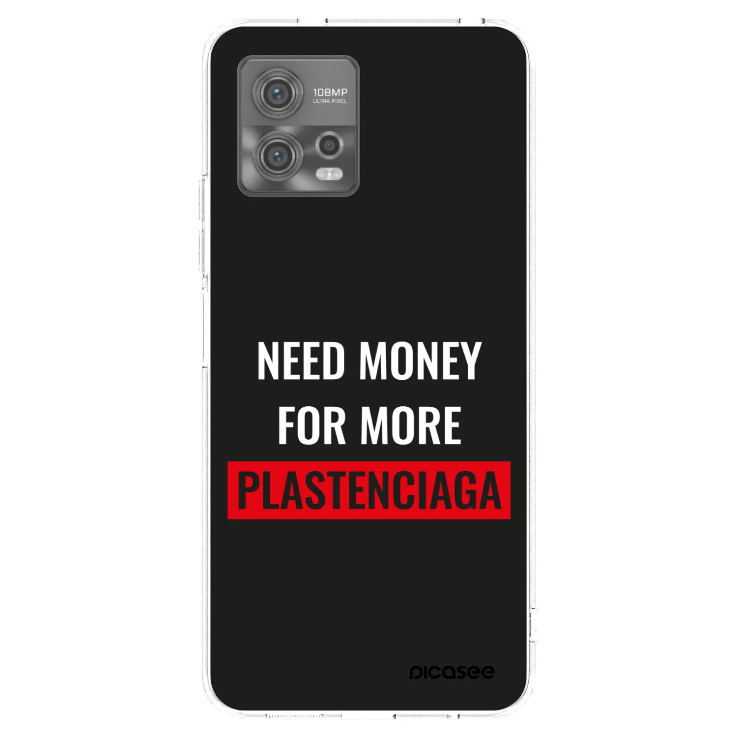 Picasee husă transparentă din silicon pentru Motorola Moto G72 - More PLASTENCIAGA