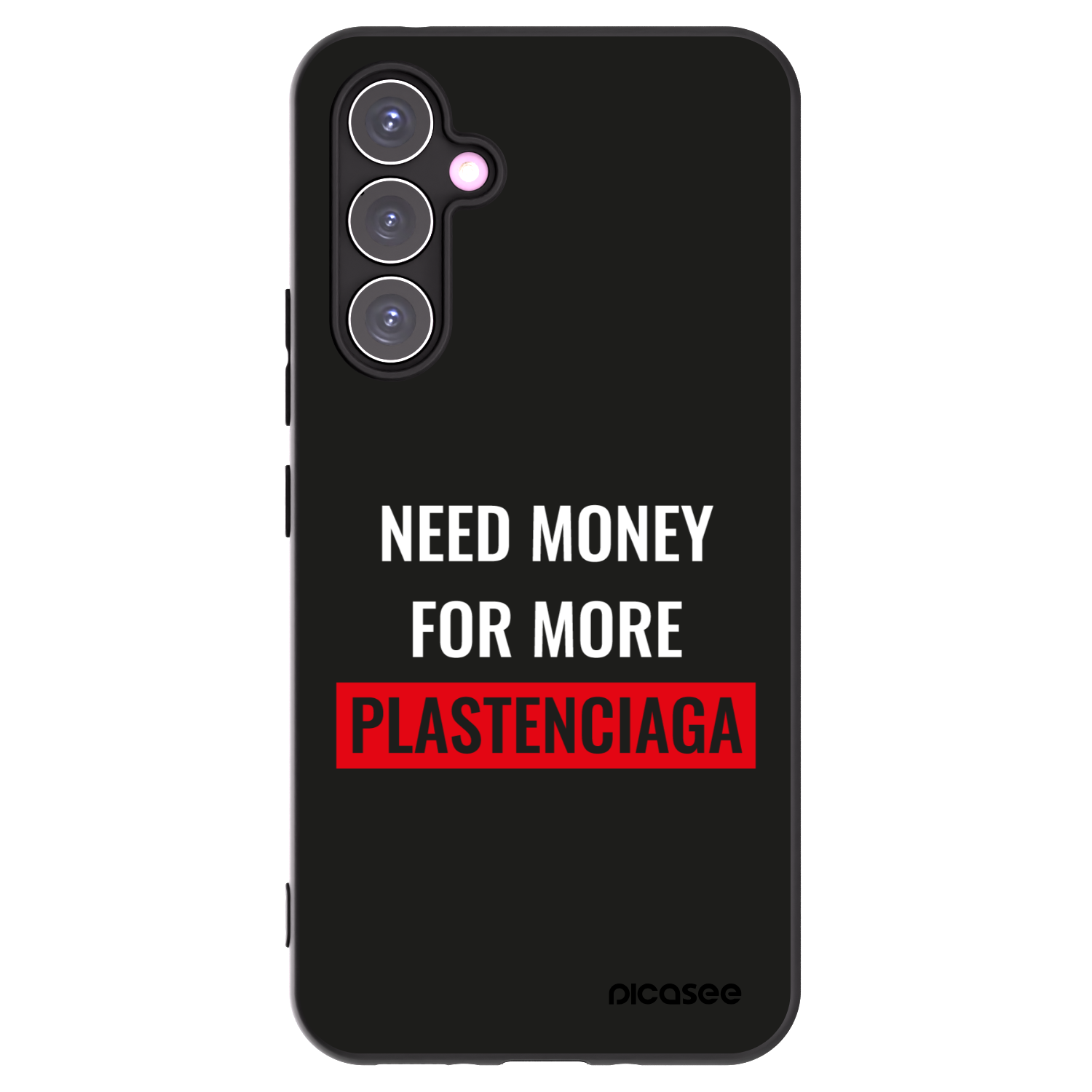 Picasee husă neagră din silicon pentru Samsung Galaxy A54 5G A546B - More PLASTENCIAGA