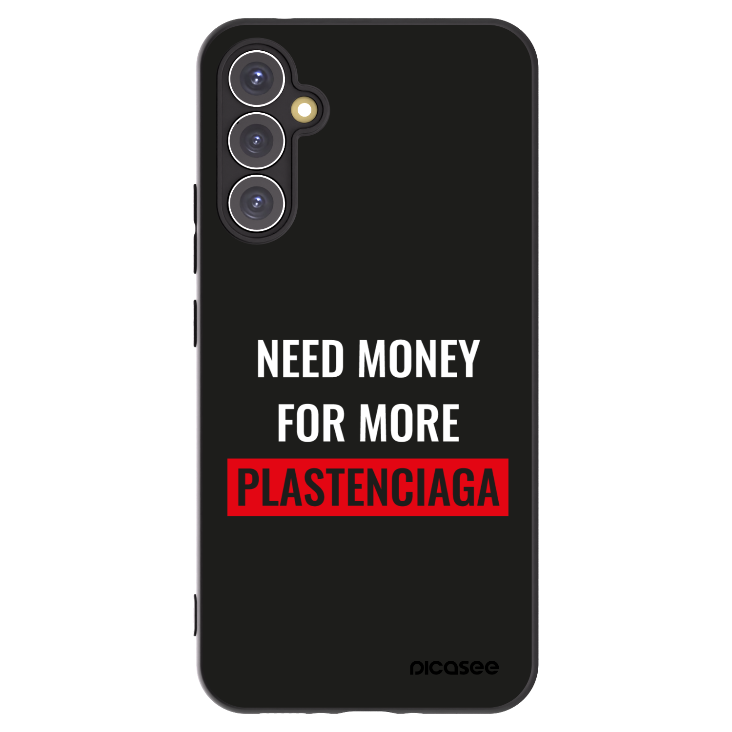 Picasee husă neagră din silicon pentru Samsung Galaxy A34 5G A346B - More PLASTENCIAGA