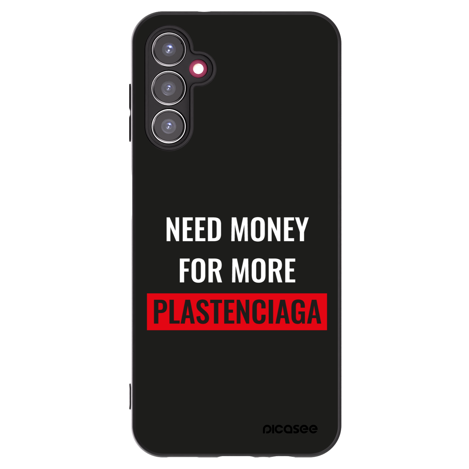 Picasee husă neagră din silicon pentru Samsung Galaxy A14 4G A145R - More PLASTENCIAGA