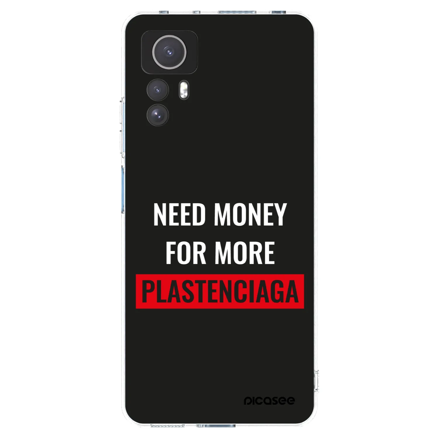 Picasee husă transparentă din silicon pentru Xiaomi Redmi Note 12S - More PLASTENCIAGA