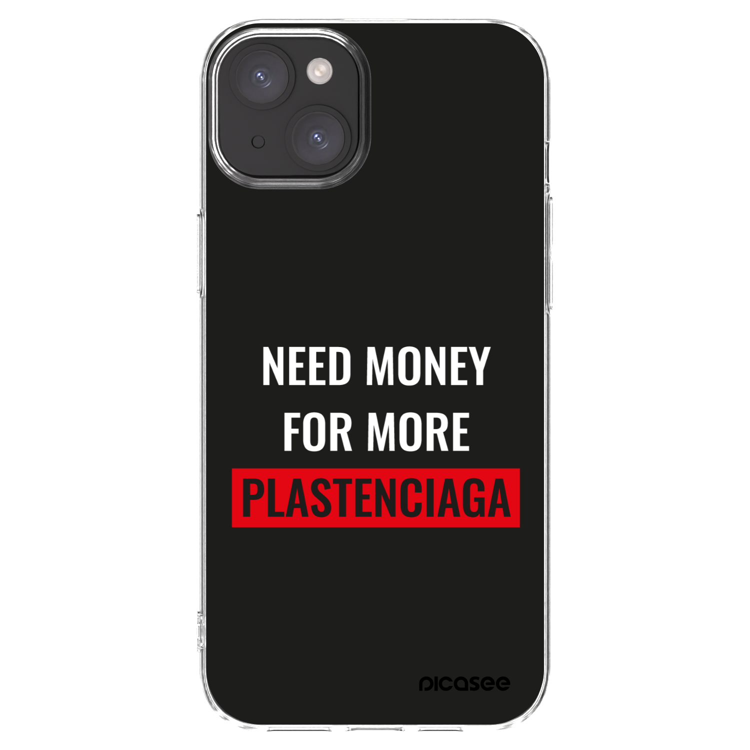 Picasee husă transparentă din silicon pentru Apple iPhone 15 Plus - More PLASTENCIAGA