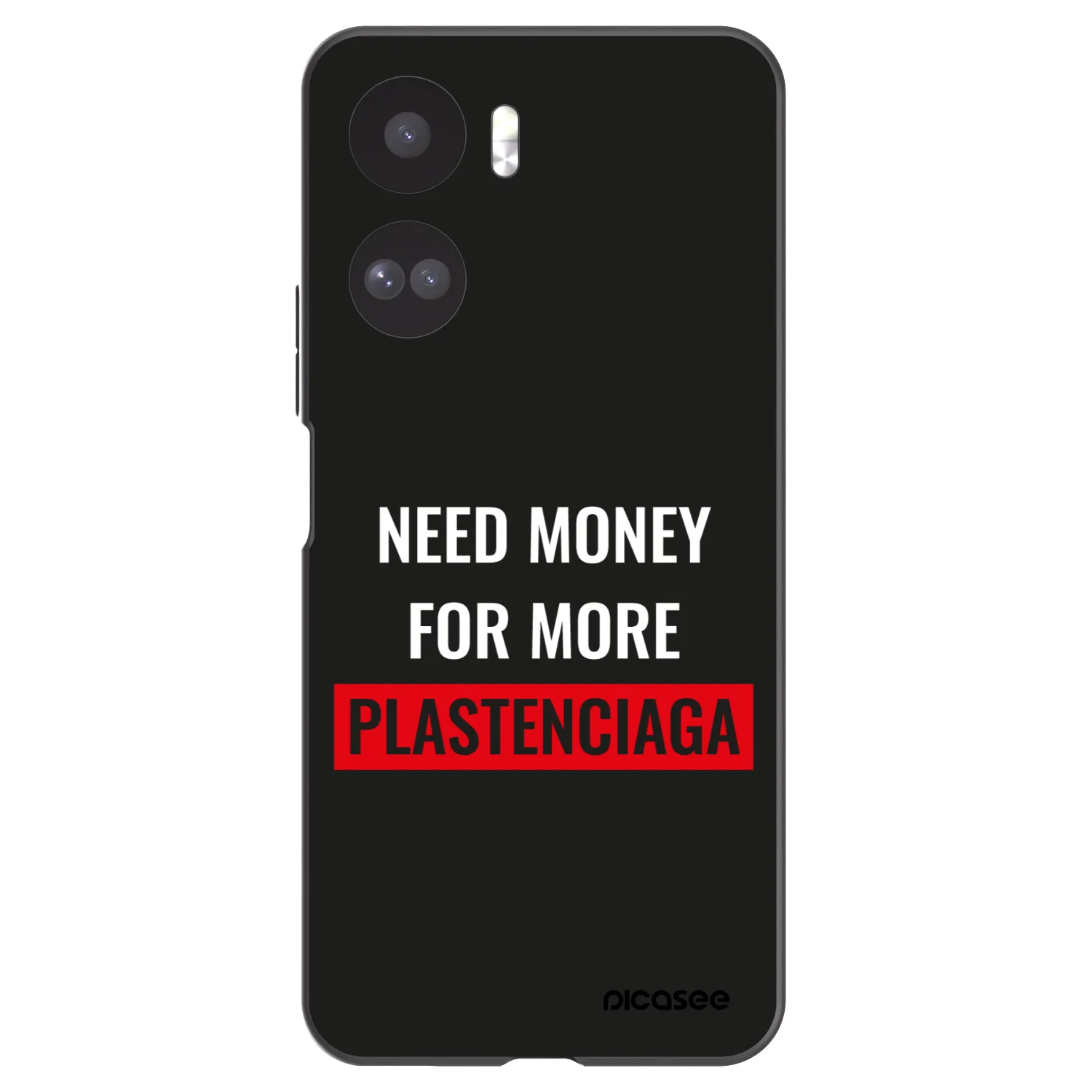 Picasee husă neagră din silicon pentru Honor 90 Lite 5G - More PLASTENCIAGA