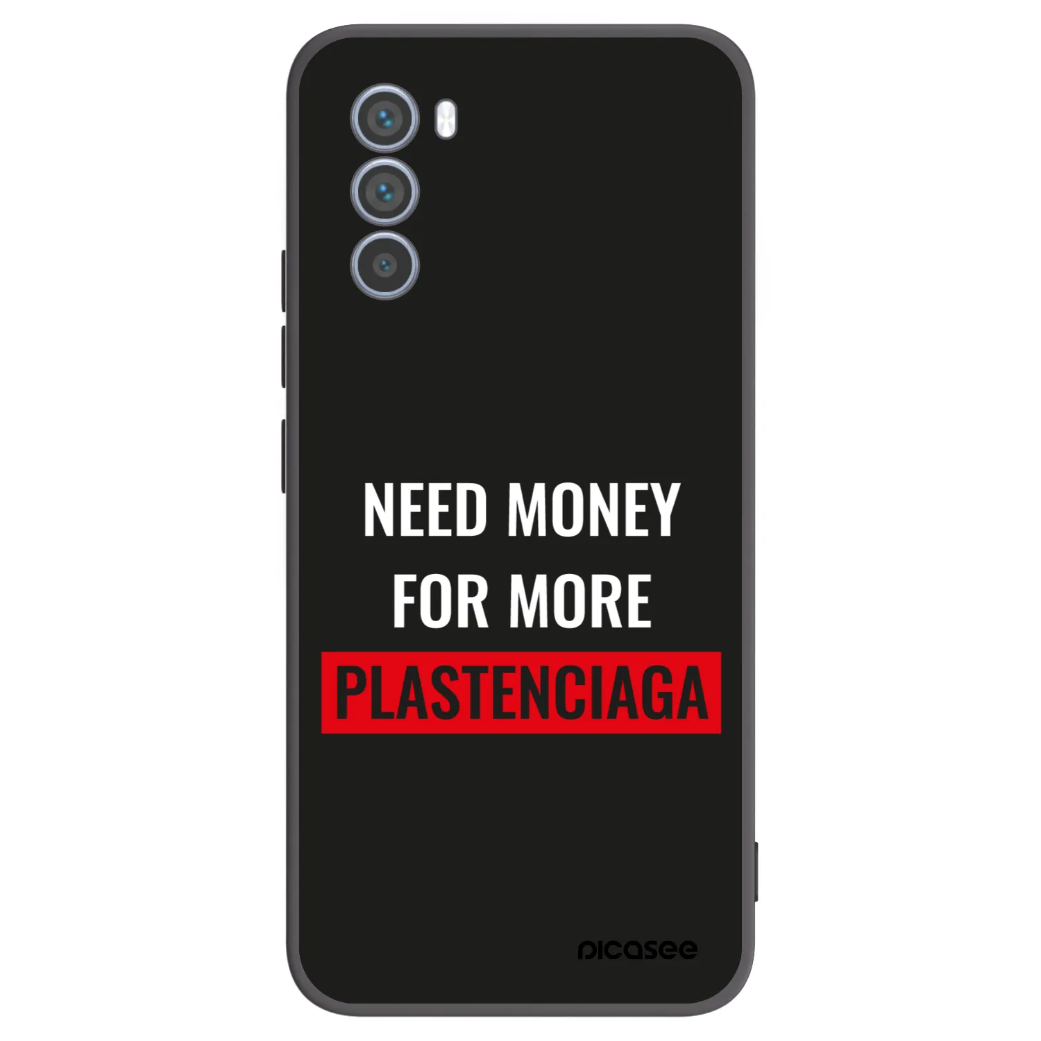 Picasee husă neagră din silicon pentru Motorola Moto G62 - More PLASTENCIAGA