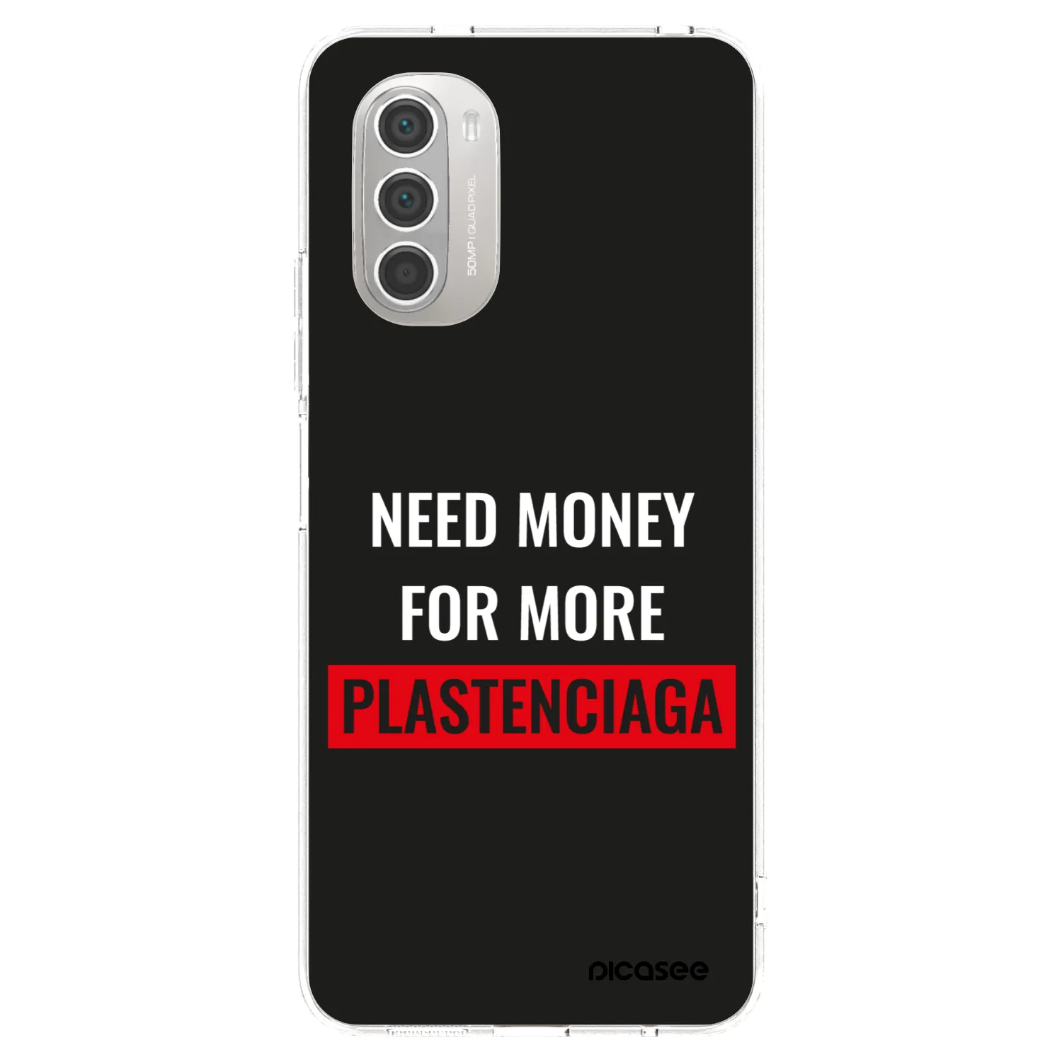 Picasee husă transparentă din silicon pentru Motorola Moto G51 - More PLASTENCIAGA