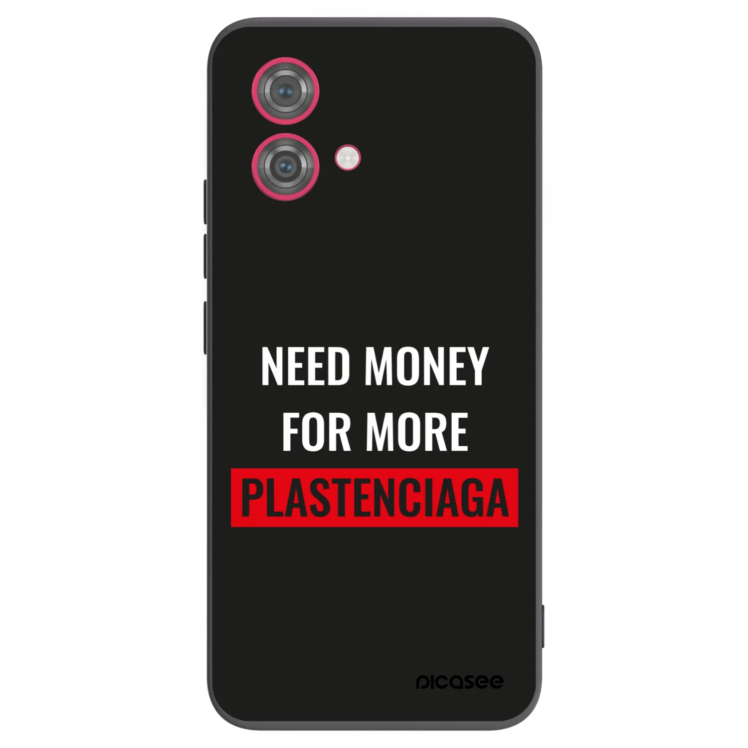 Picasee husă neagră din silicon pentru Motorola Moto G84 5G - More PLASTENCIAGA