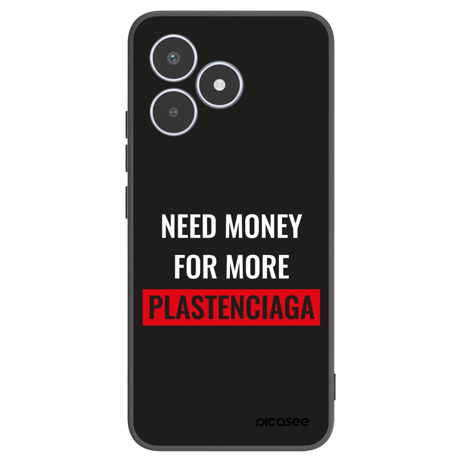 Picasee husă neagră din silicon pentru Realme C53 - More PLASTENCIAGA