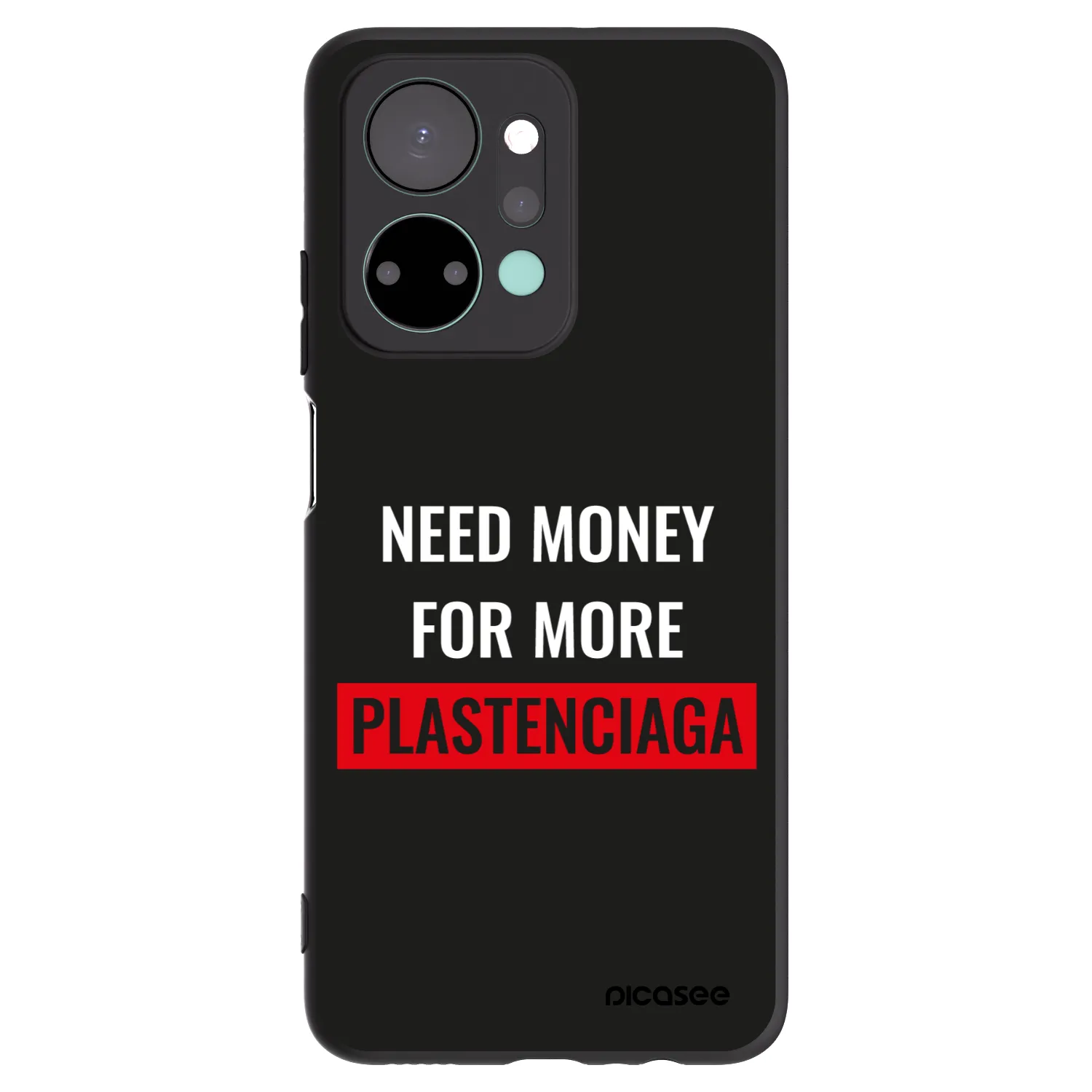 Picasee husă neagră din silicon pentru Honor X7a - More PLASTENCIAGA