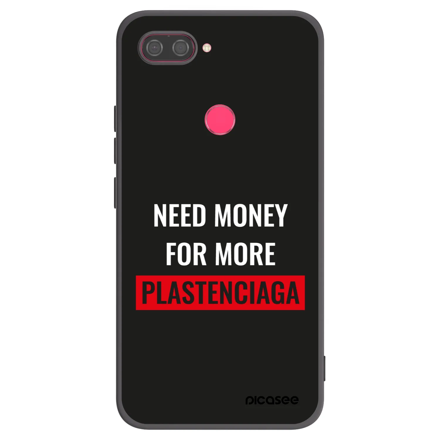 Picasee husă neagră din silicon pentru Xiaomi Mi 8 Lite - More PLASTENCIAGA