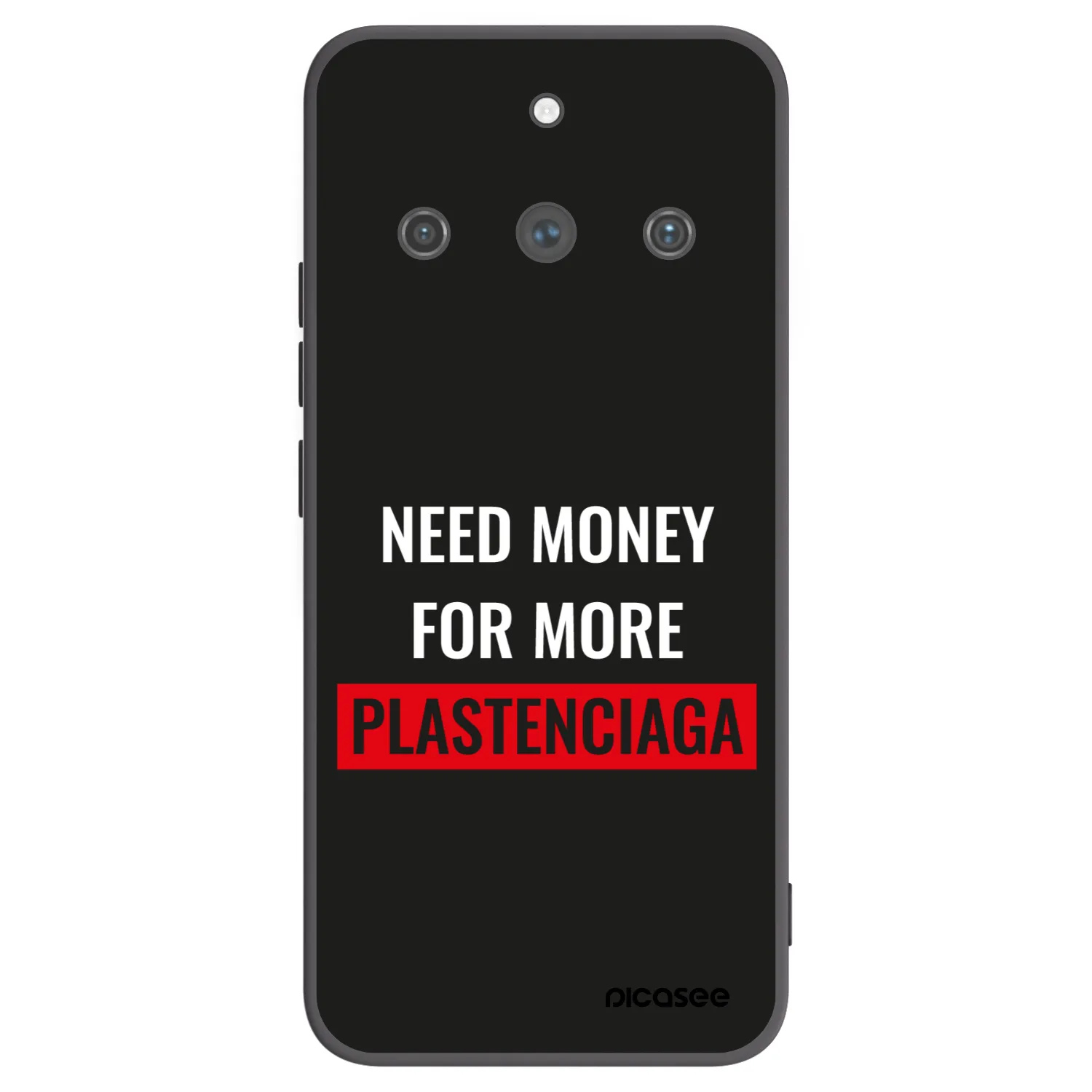 Picasee husă neagră din silicon pentru Realme 11 Pro+ - More PLASTENCIAGA