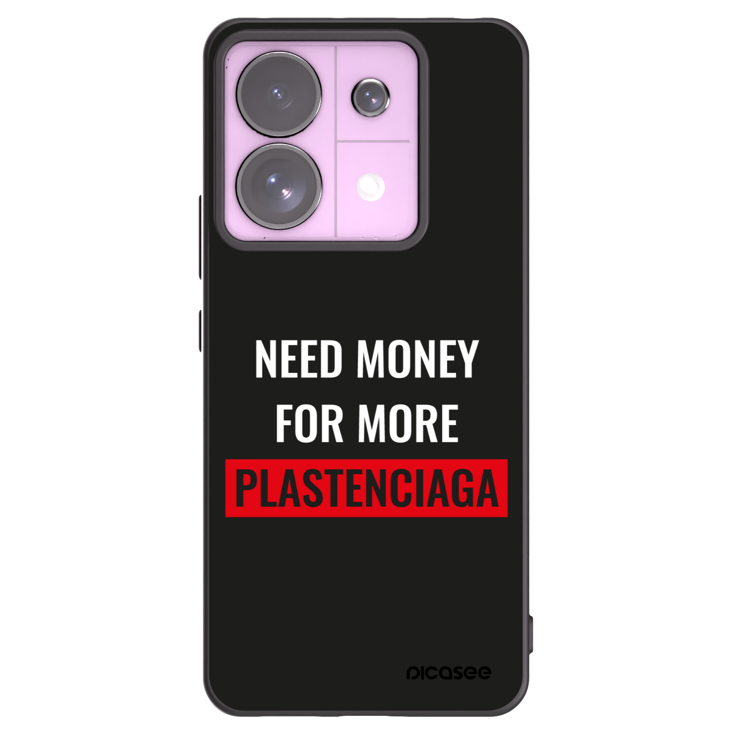 Picasee husă neagră din silicon pentru Xiaomi Redmi Note 13 Pro 5G - More PLASTENCIAGA