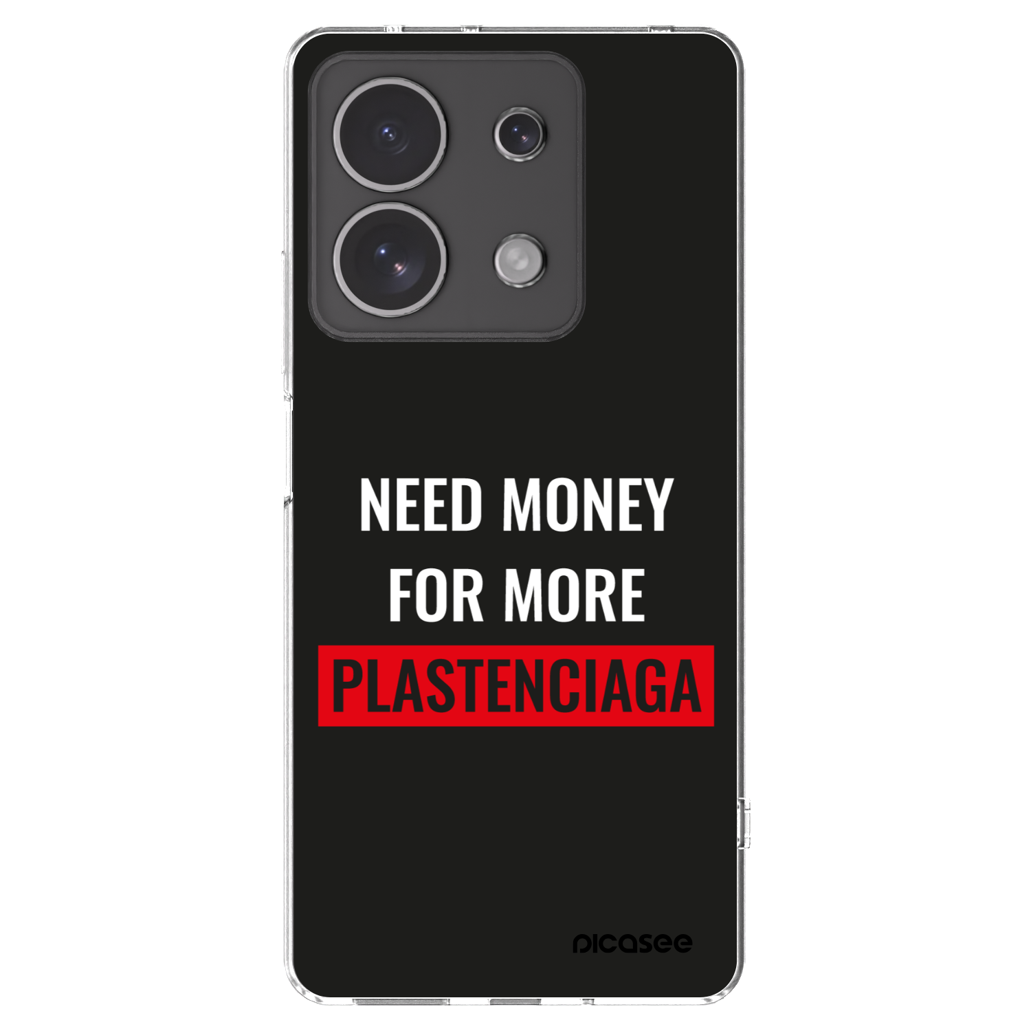 Picasee husă transparentă din silicon pentru Xiaomi Redmi Note 13 4G - More PLASTENCIAGA