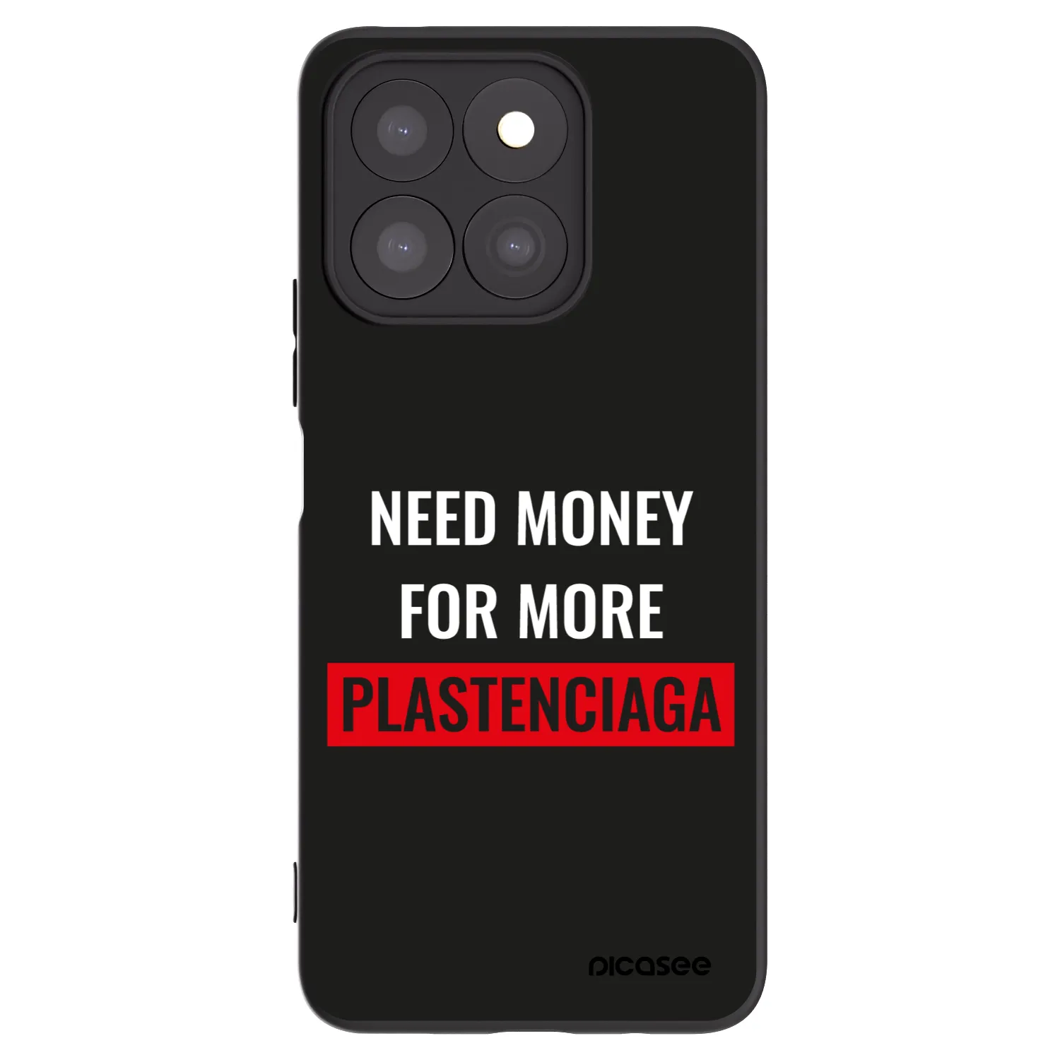Picasee husă neagră din silicon pentru Honor X8b - More PLASTENCIAGA