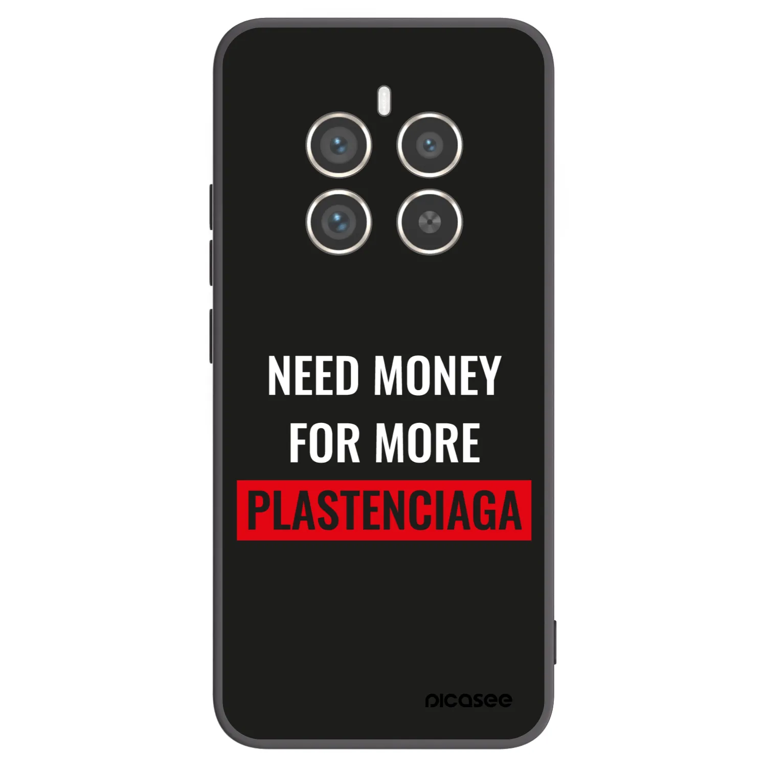 Picasee husă neagră din silicon pentru Realme 12 Pro 5G - More PLASTENCIAGA