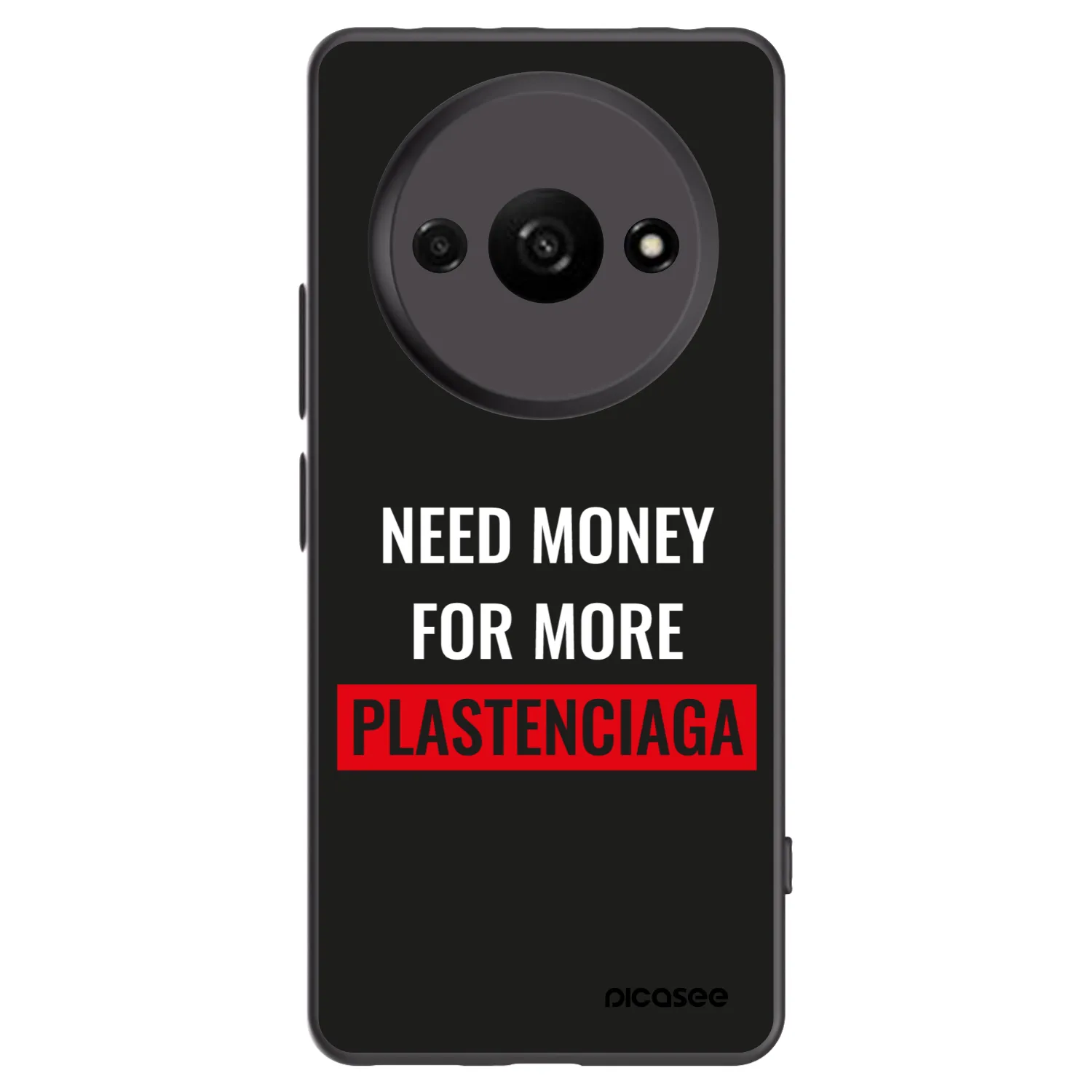 Picasee husă neagră din silicon pentru Xiaomi Redmi A3 - More PLASTENCIAGA