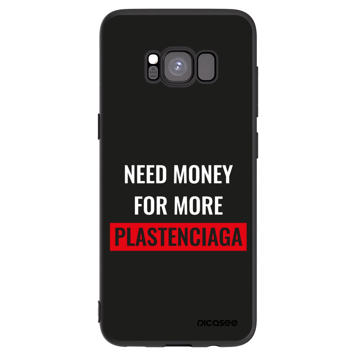 Picasee husă neagră din silicon pentru Samsung Galaxy S8 G950F - More PLASTENCIAGA