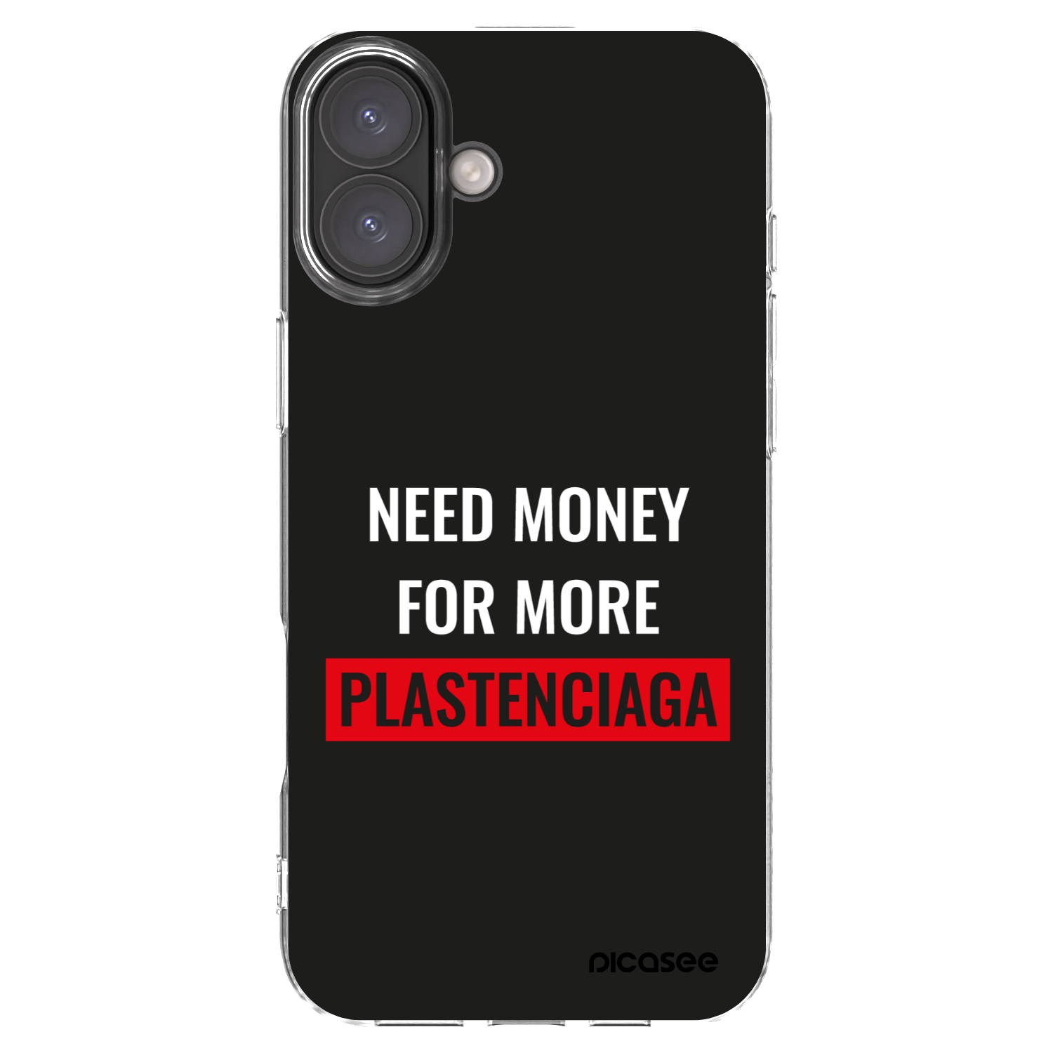 Picasee husă transparentă din silicon pentru Apple iPhone 16 Plus - More PLASTENCIAGA