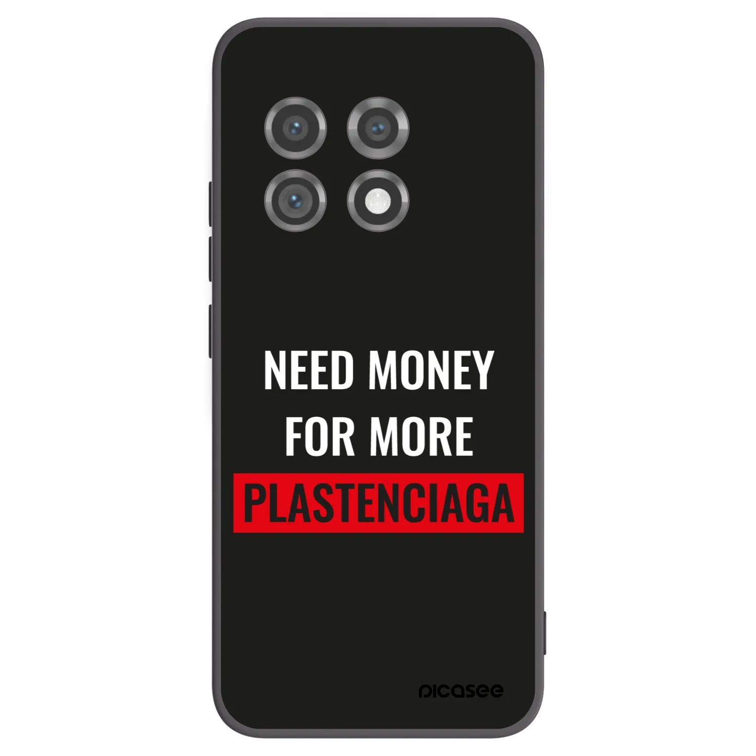 Picasee husă neagră din silicon pentru OnePlus 11 5G - More PLASTENCIAGA