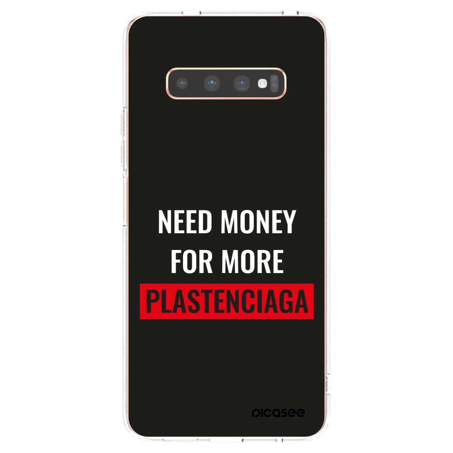 Picasee husă transparentă din silicon pentru Samsung Galaxy S10 Plus G975 - More PLASTENCIAGA