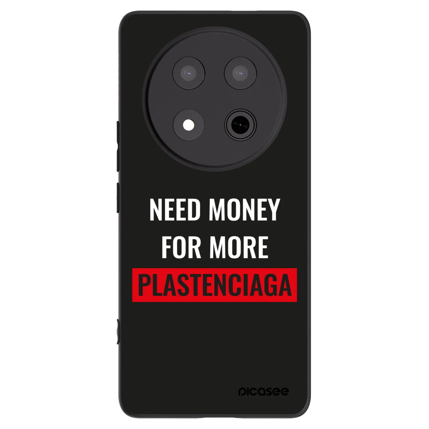 Picasee husă neagră din silicon pentru Honor Magic7 Lite 5G - More PLASTENCIAGA