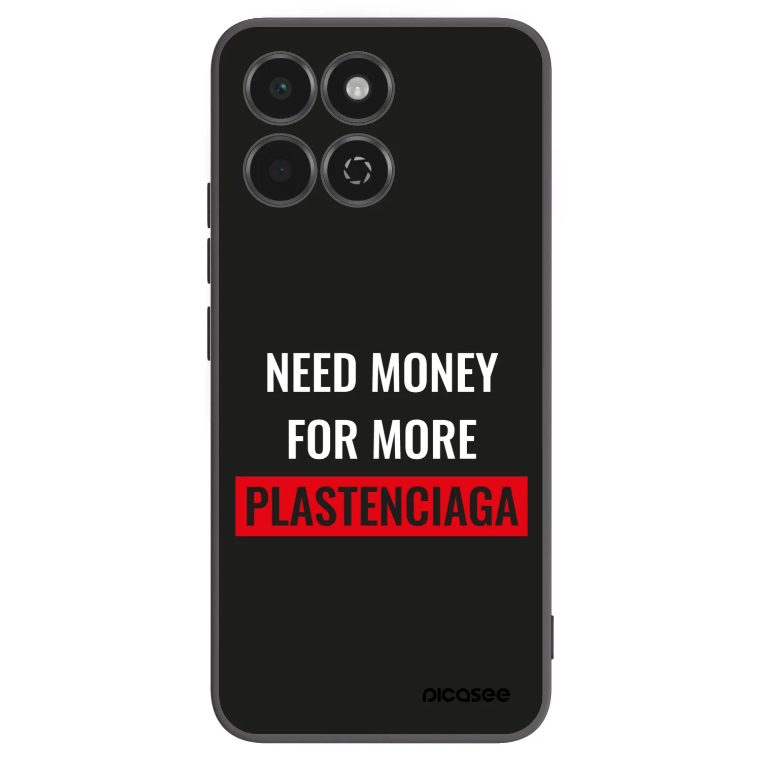 Picasee husă neagră din silicon pentru Honor 200 Smart 5G - More PLASTENCIAGA