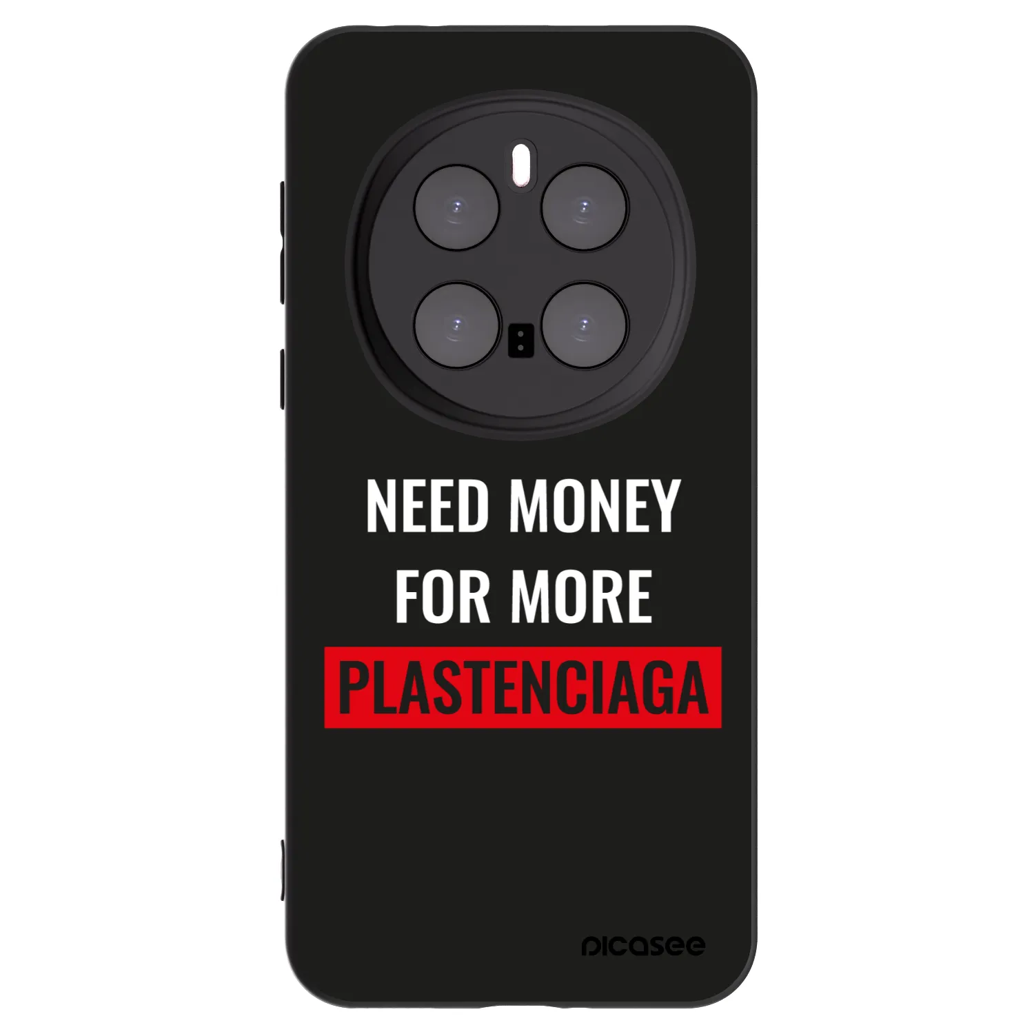 Picasee husă neagră din silicon pentru Honor Magic7 Pro 5G - More PLASTENCIAGA