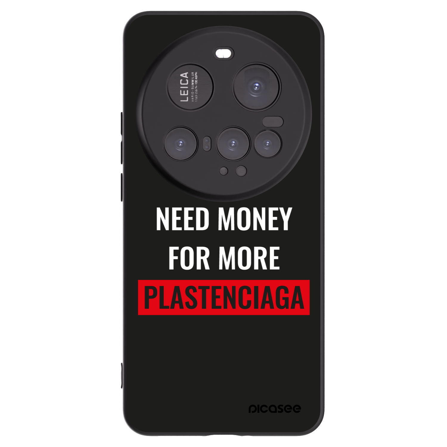 Picasee husă neagră din silicon pentru Xiaomi 15 Ultra - More PLASTENCIAGA