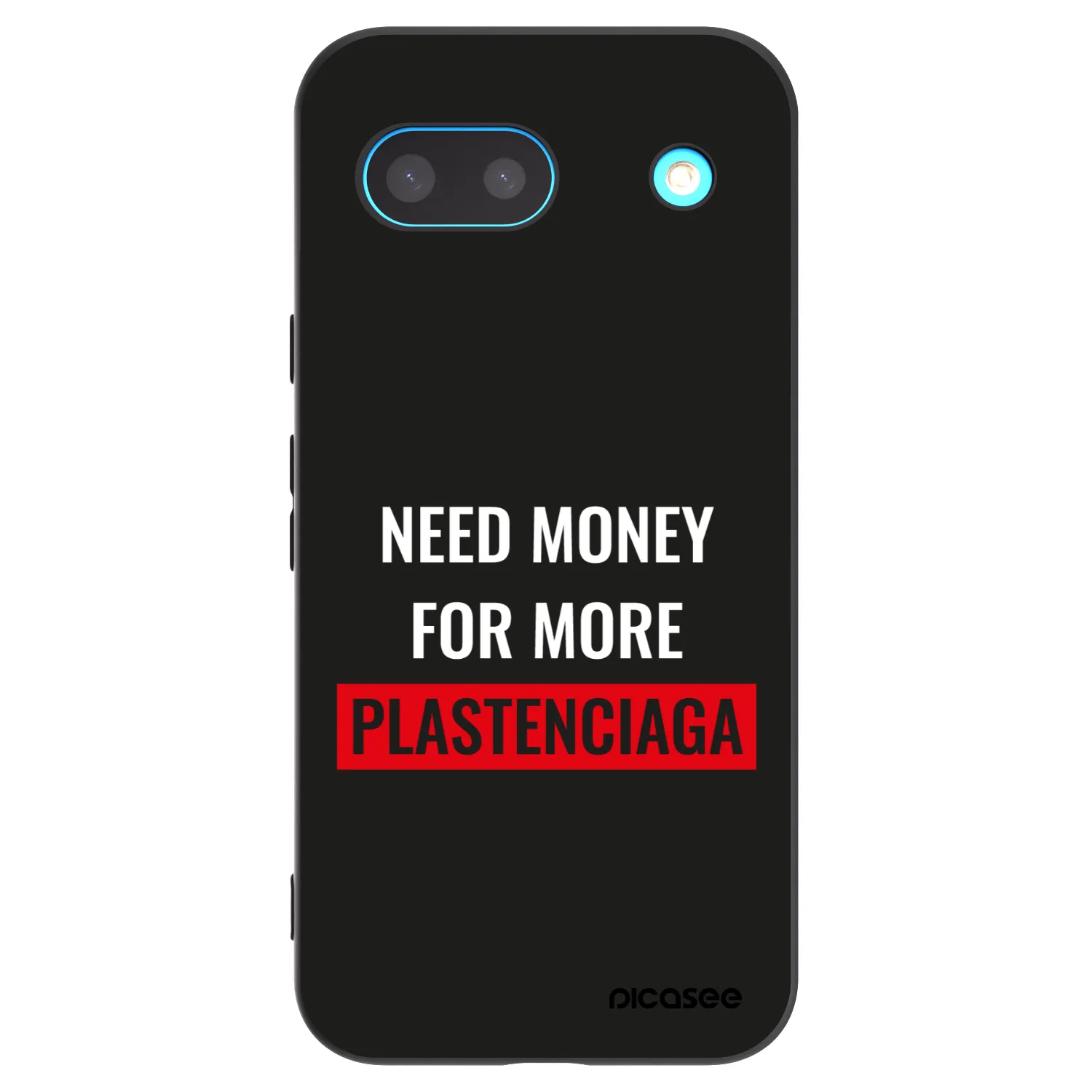 Picasee husă neagră din silicon pentru Google Pixel 8a - More PLASTENCIAGA