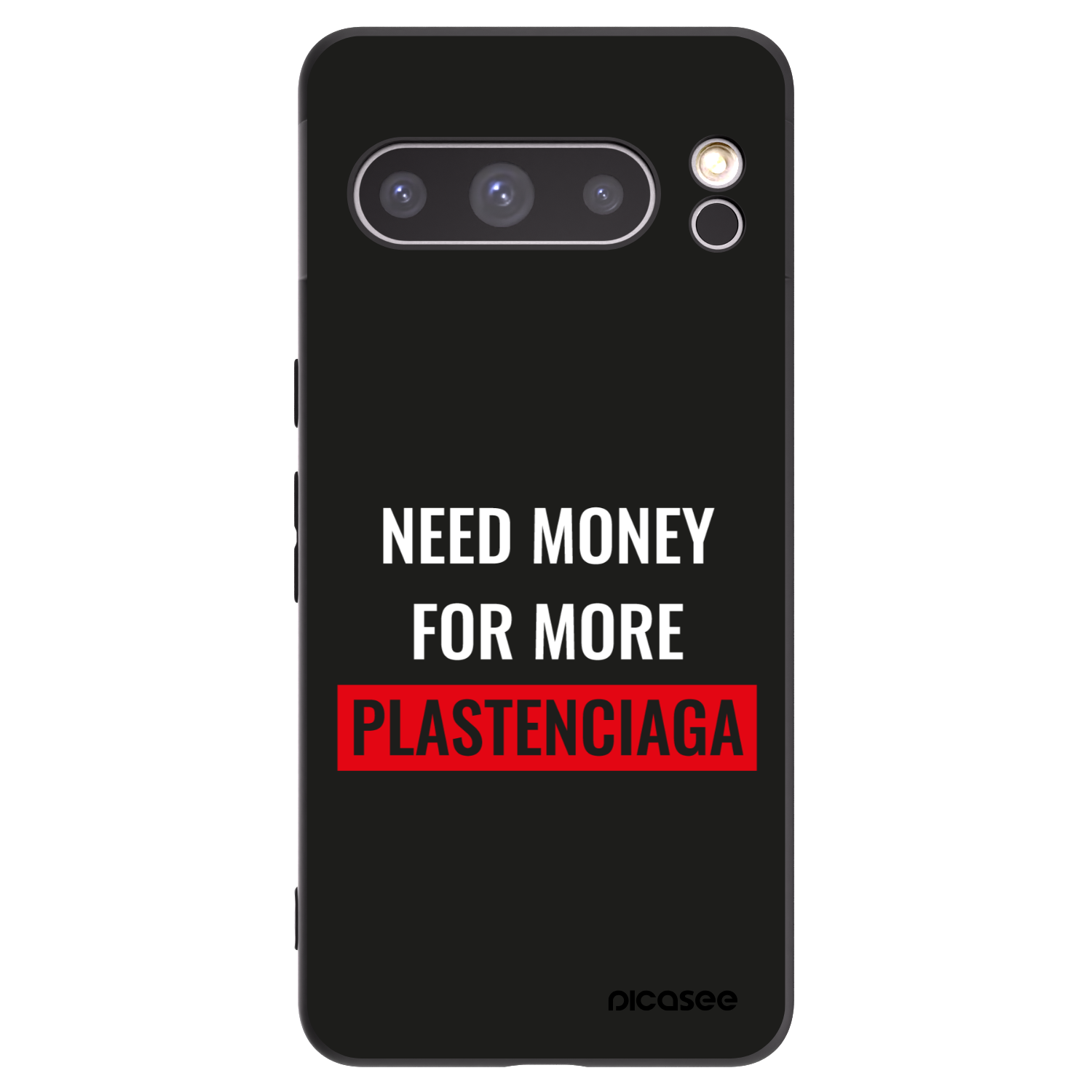 Picasee husă neagră din silicon pentru Google Pixel 8 Pro - More PLASTENCIAGA