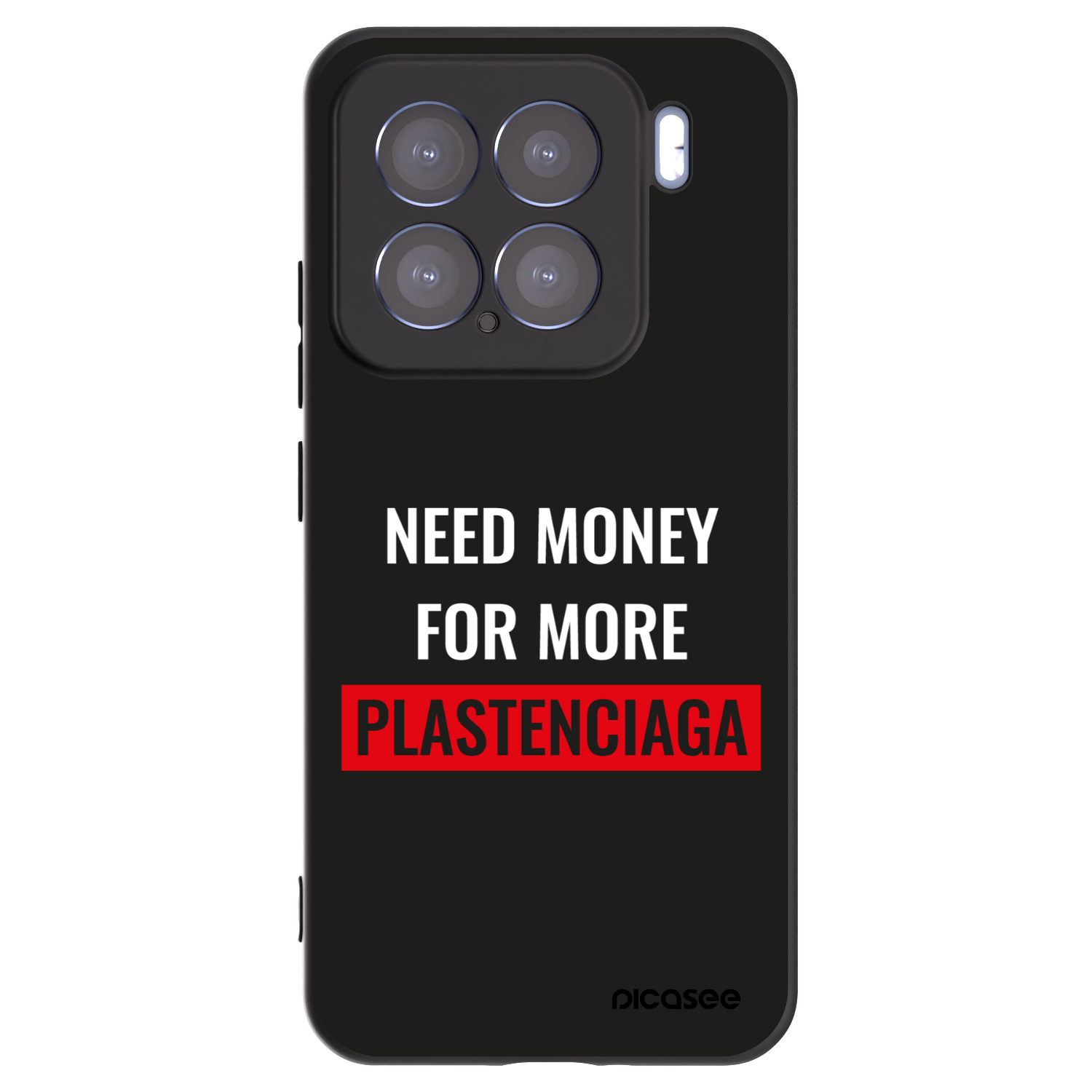 Picasee husă neagră din silicon pentru Xiaomi 15 - More PLASTENCIAGA