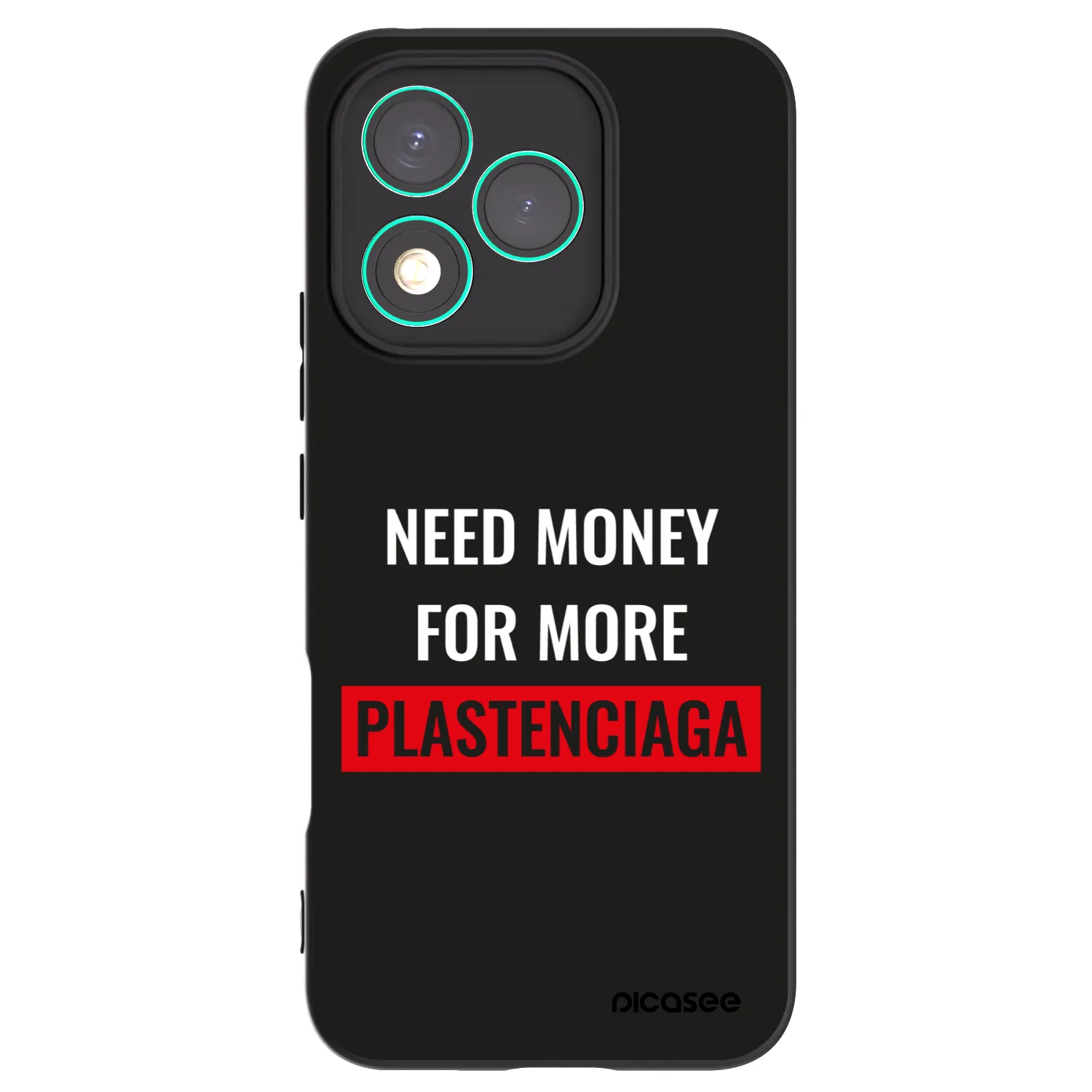 Picasee husă neagră din silicon pentru Honor 400 Lite 5G - More PLASTENCIAGA