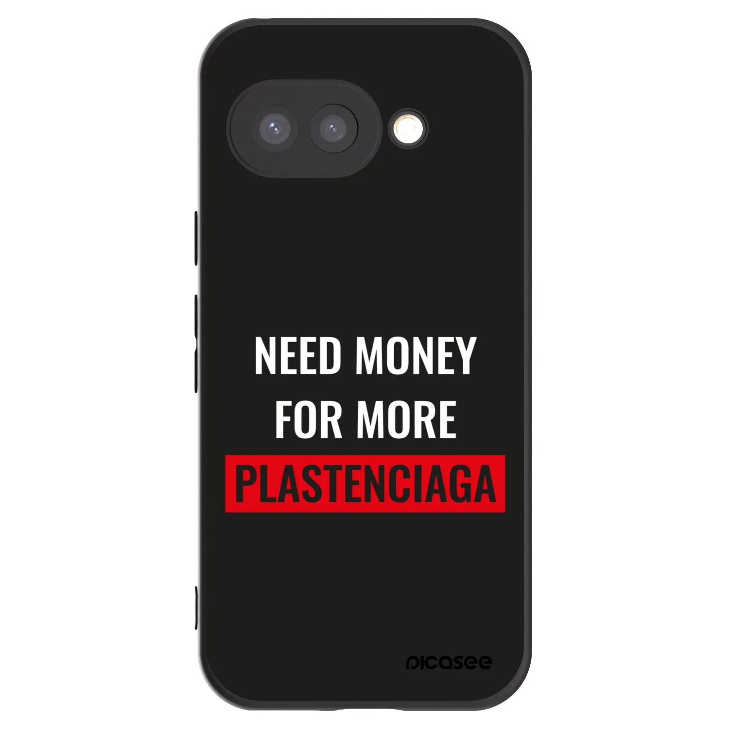 Picasee husă neagră din silicon pentru Google Pixel 9a - More PLASTENCIAGA