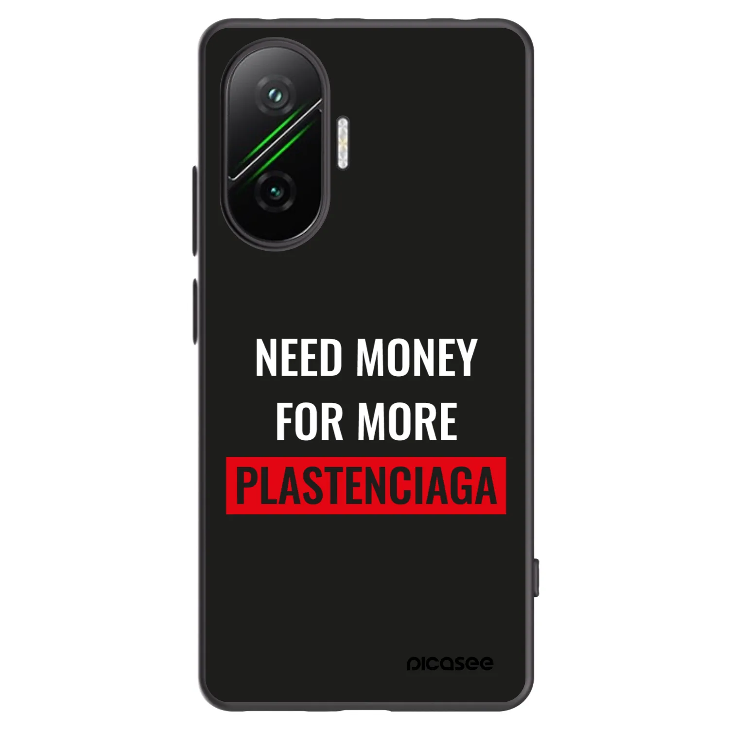 Picasee husă neagră din silicon pentru Xiaomi Poco F7 5G - More PLASTENCIAGA