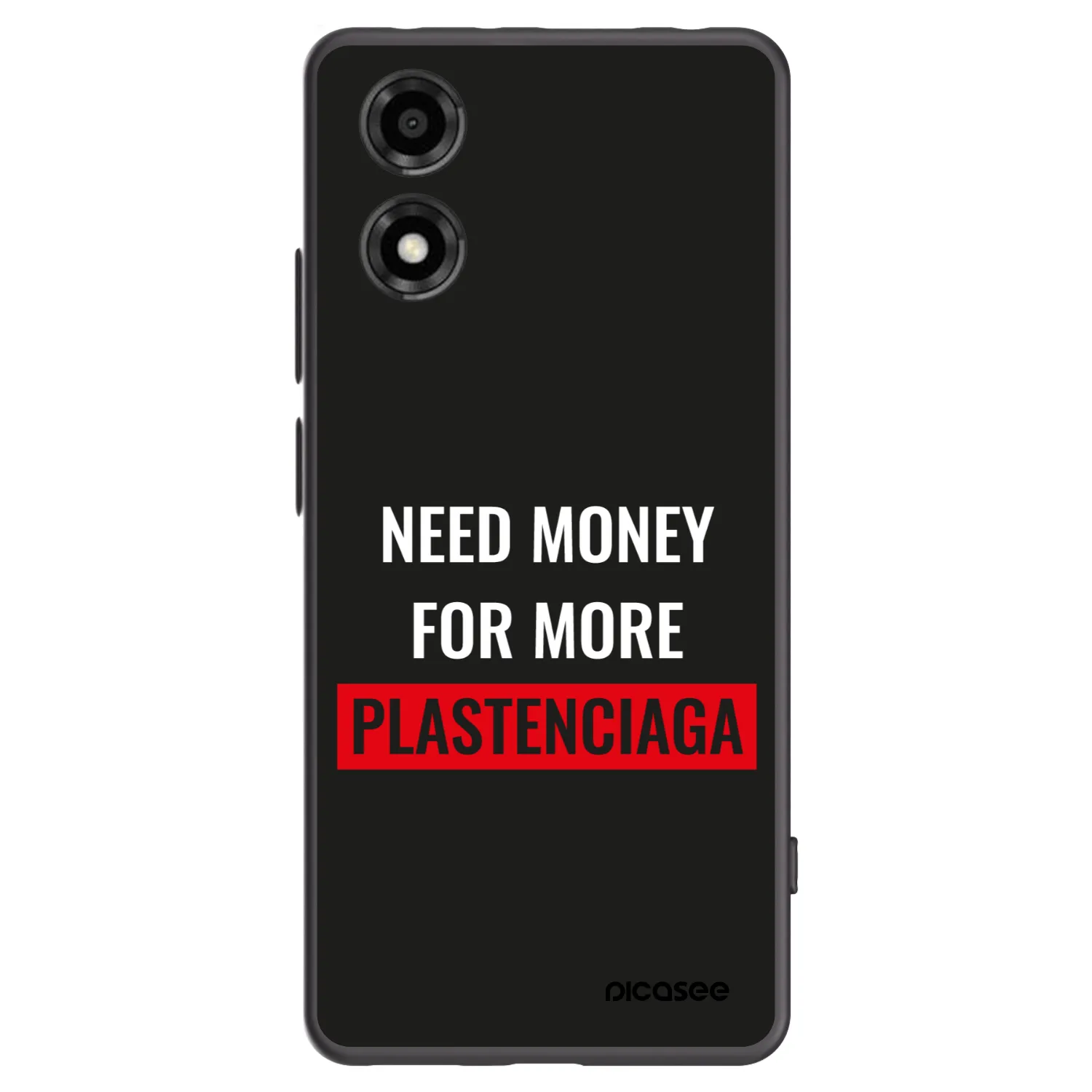 Picasee husă neagră din silicon pentru Motorola Moto E14 - More PLASTENCIAGA