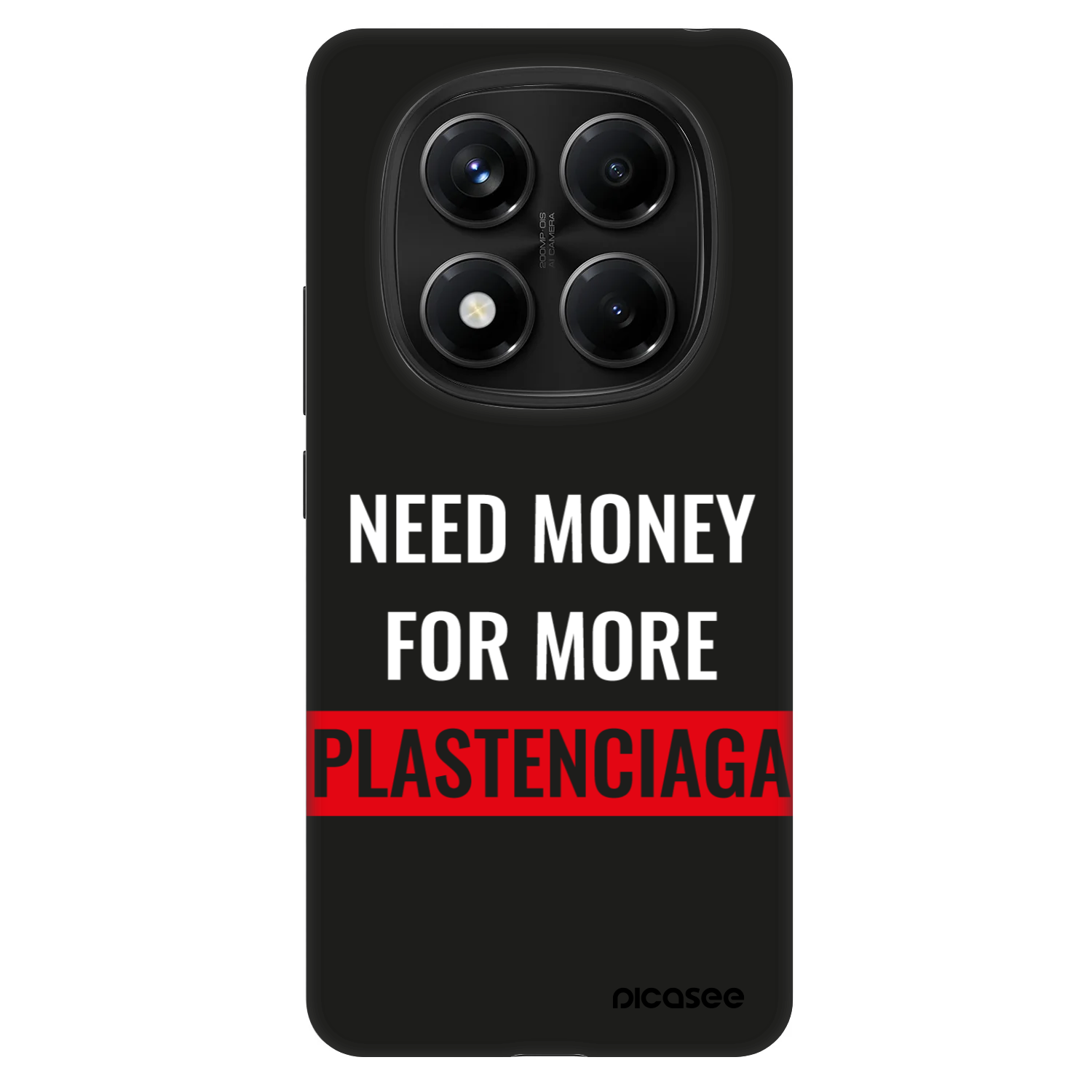 Picasee Fashion Case pentru Xiaomi Redmi Note 14 Pro 5G - More PLASTENCIAGA