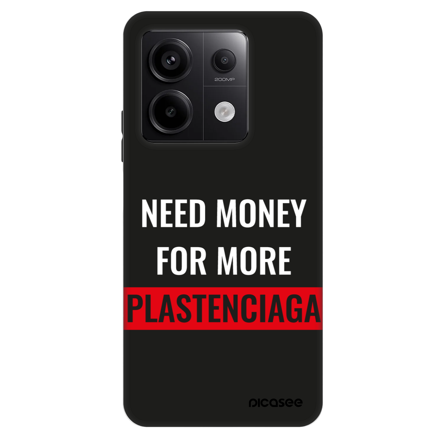 Picasee Fashion Case pentru Xiaomi Redmi Note 13 Pro 5G - More PLASTENCIAGA